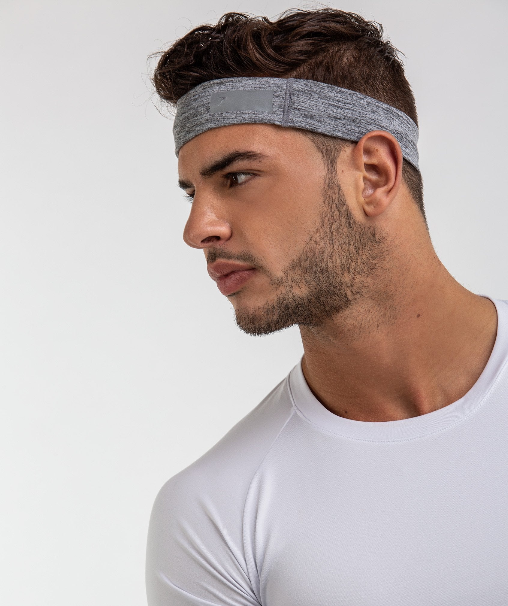 Headband in Charcoal Marl - view 6