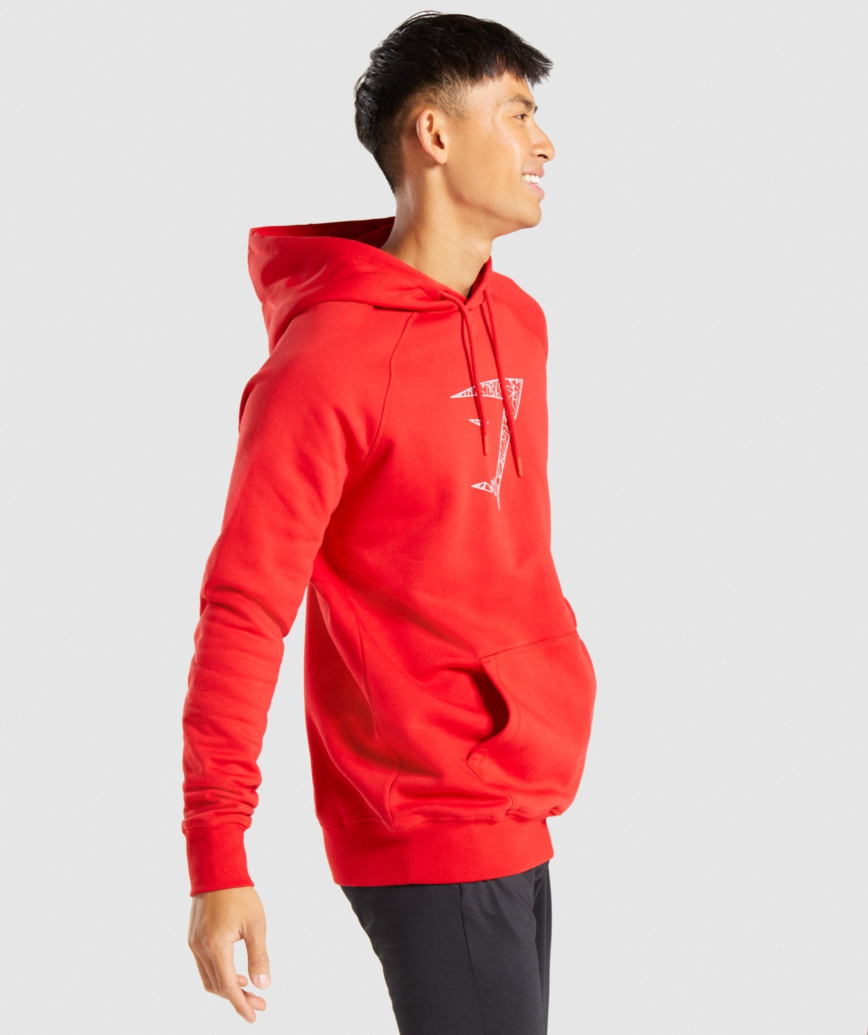 Infill Hoodie in Red - view 3