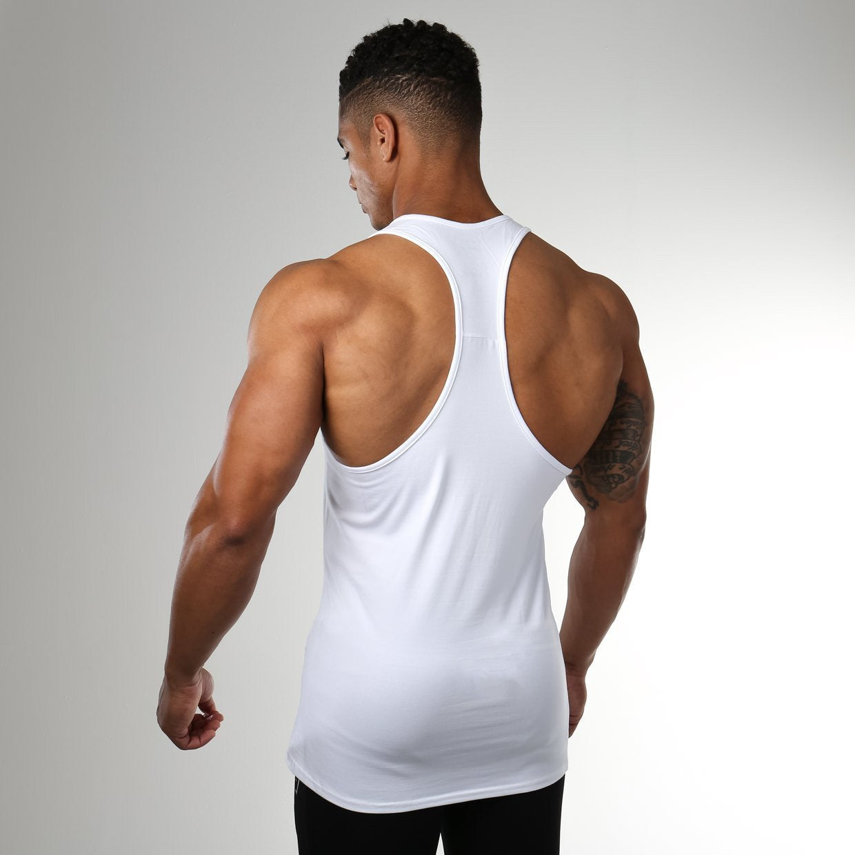 ION Gym Stringer in White - view 2