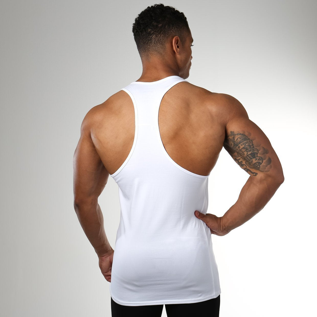 ION Gym Stringer in White - view 4
