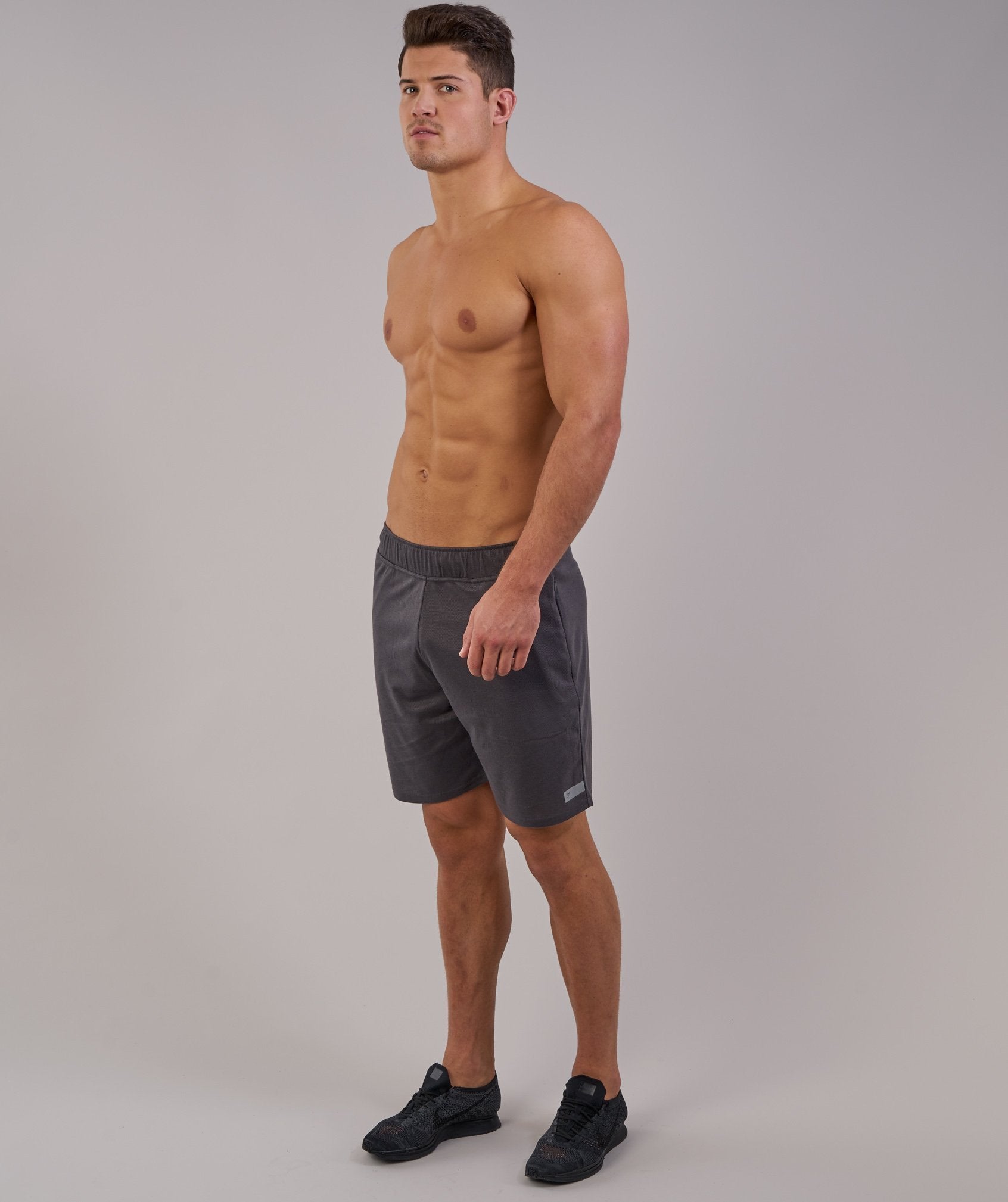 Free Flow Shorts in Charcoal - view 4