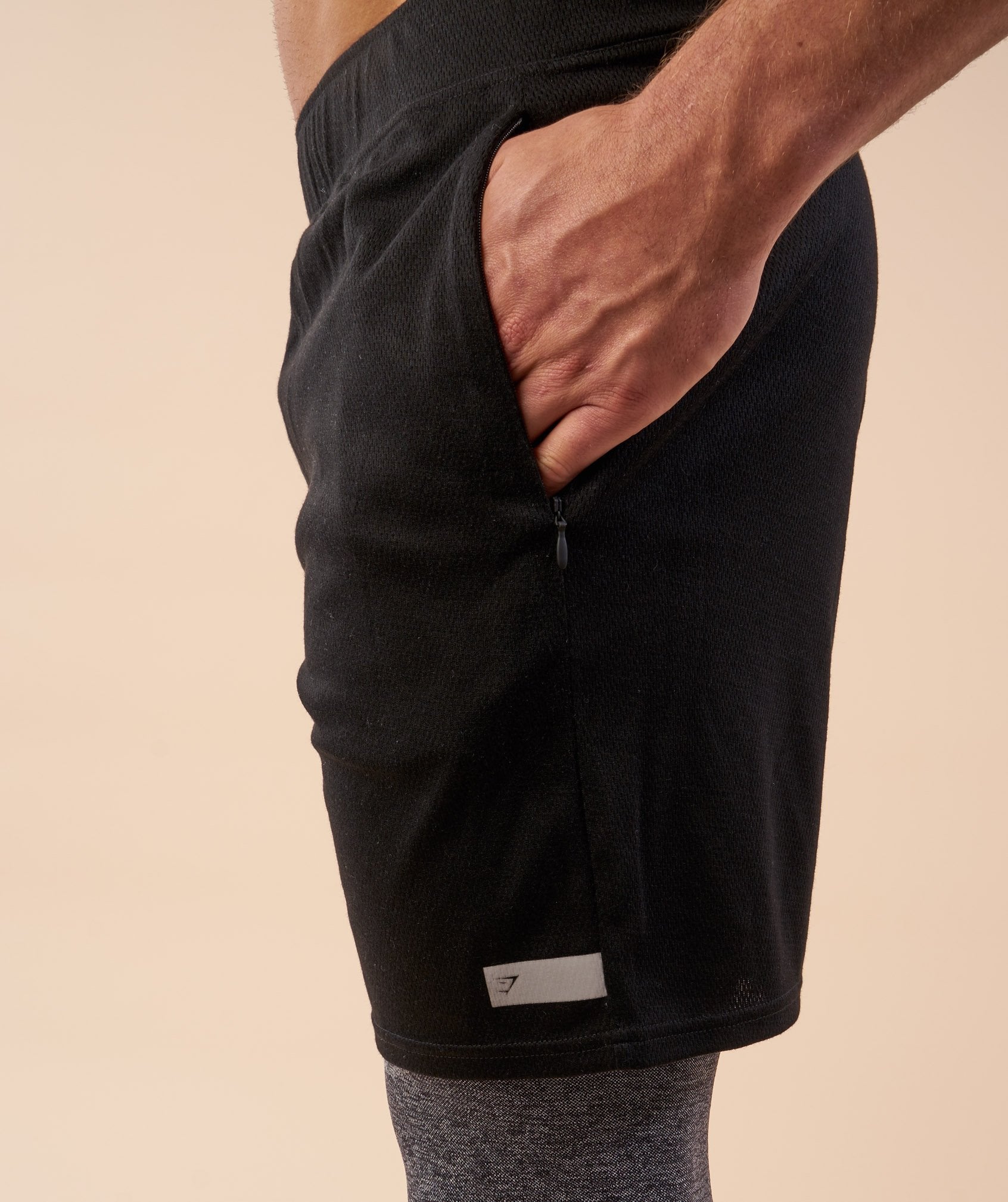 Free Flow Shorts in Black - view 6
