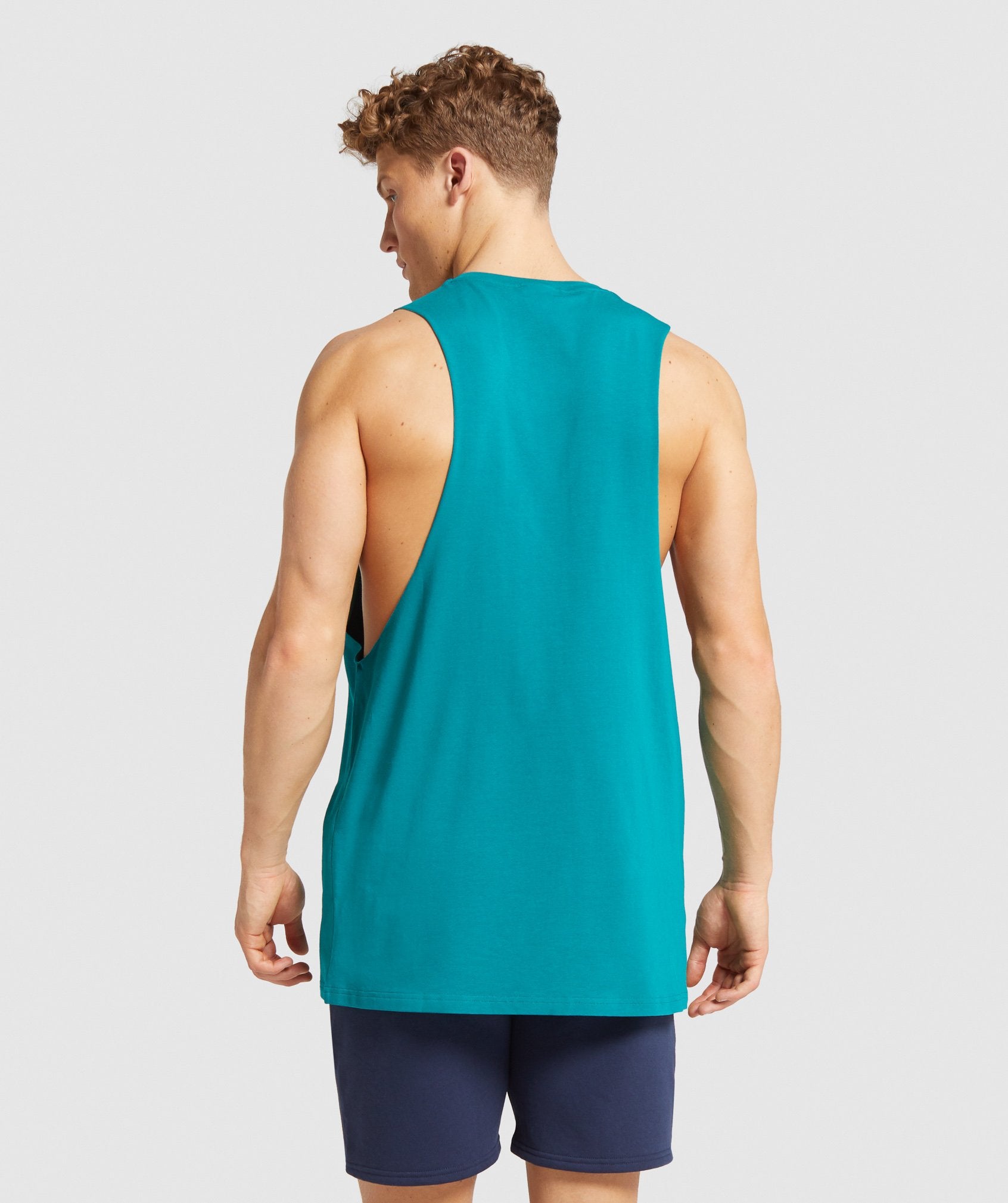 Legacy Drop Armhole Tank in Emerald Green - view 2