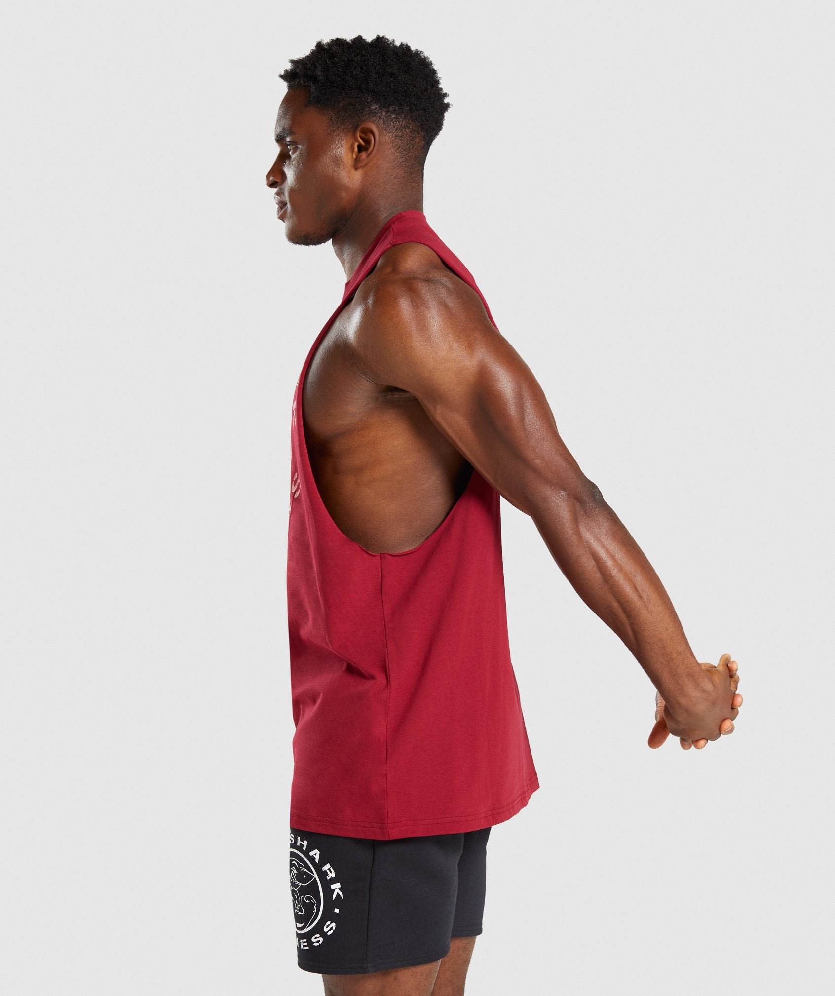 Legacy Drop Arm Tank in Burgundy