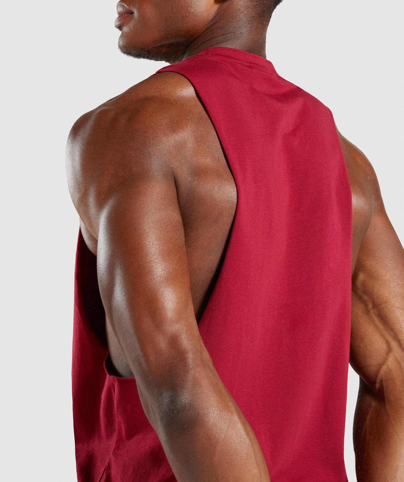 Legacy Drop Arm Tank in Burgundy