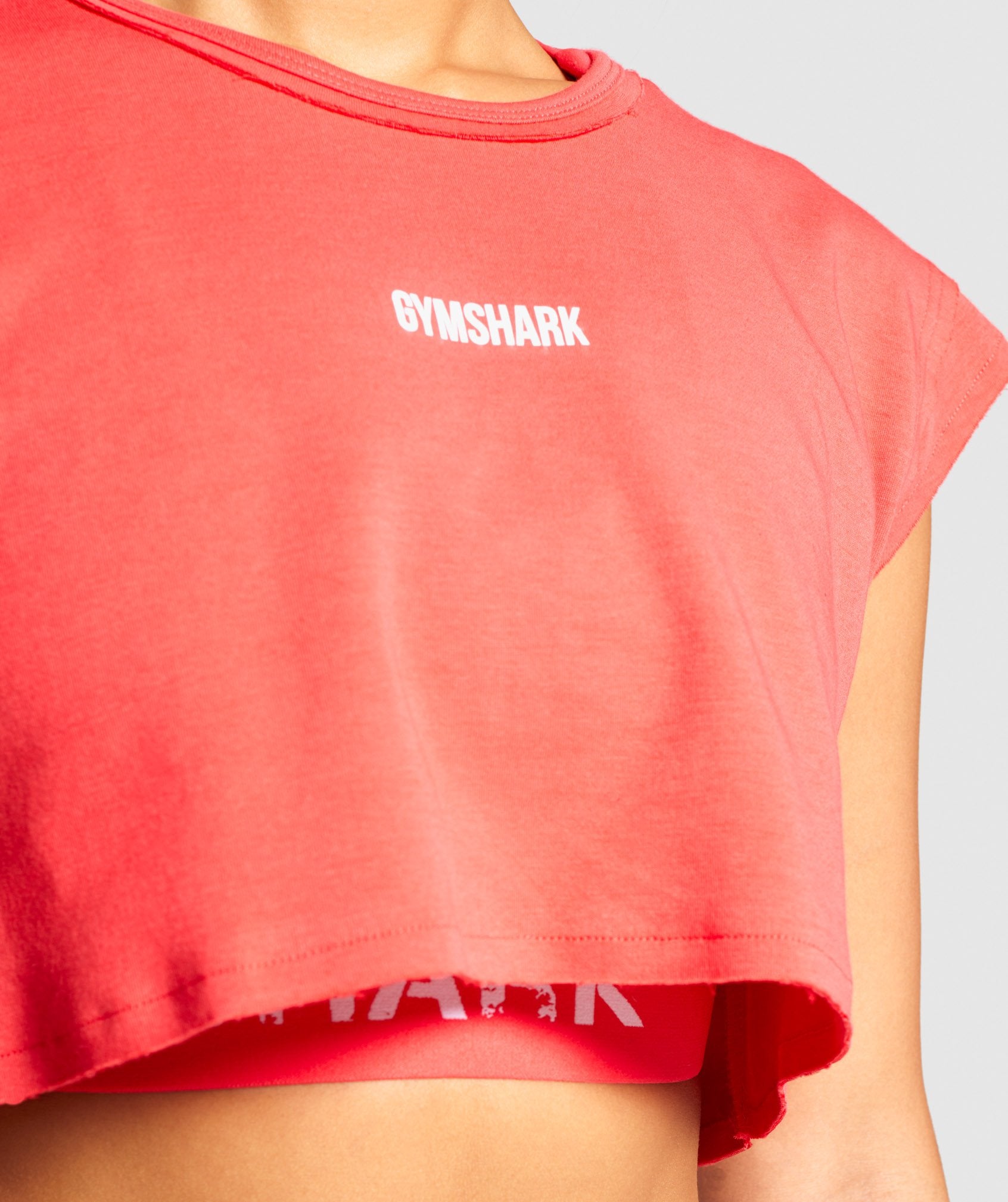 Legacy Fitness Raw Crop Top in Red - view 6