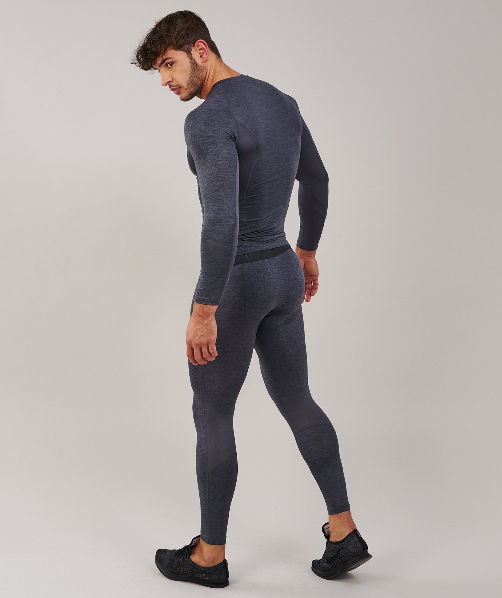 Element Baselayer Long Sleeve Top in Charcoal Marl - view 3