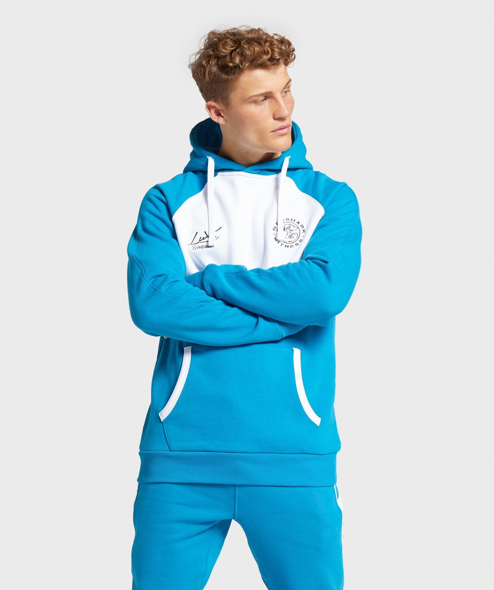 Luxe Legacy Hoodie in Light Blue - view 1