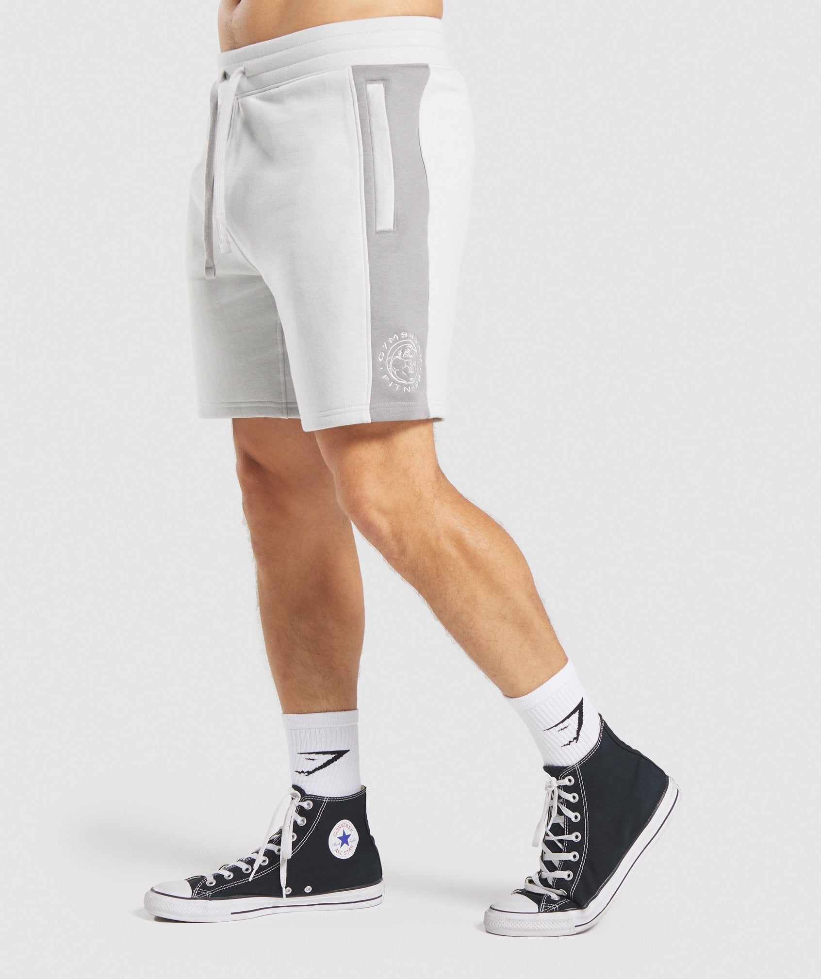 Luxe Legacy Shorts in Light Grey