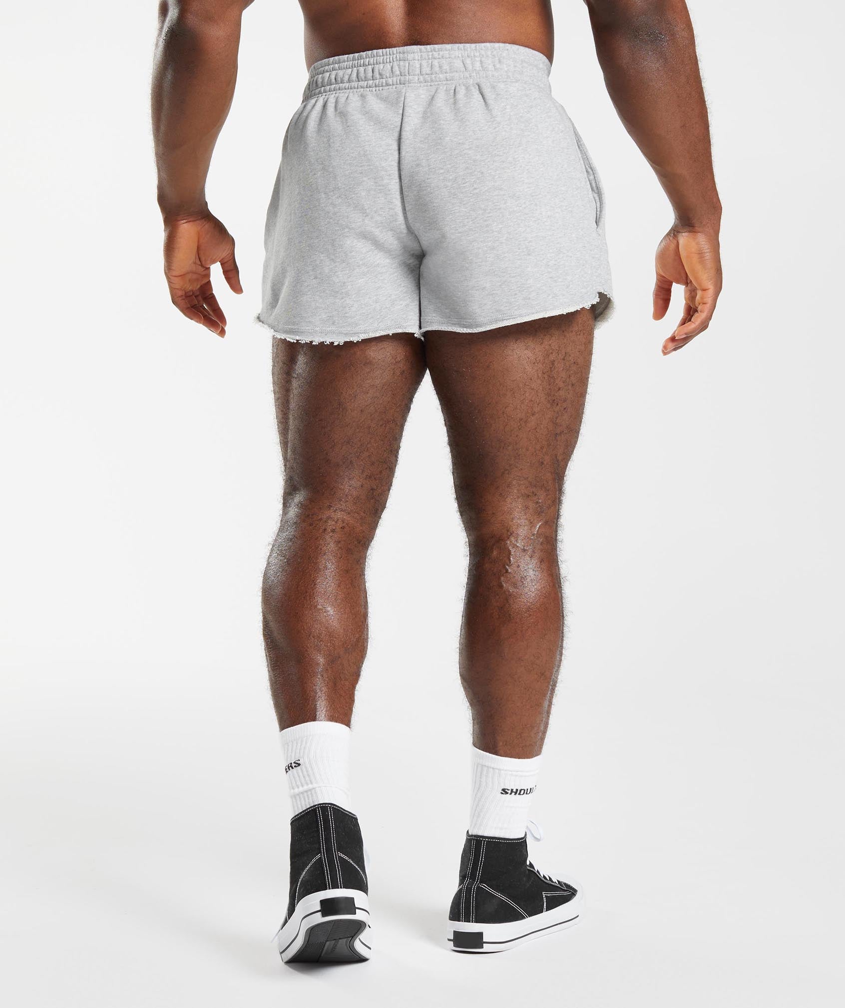 Legacy Shorts in Light Grey Marl - view 2