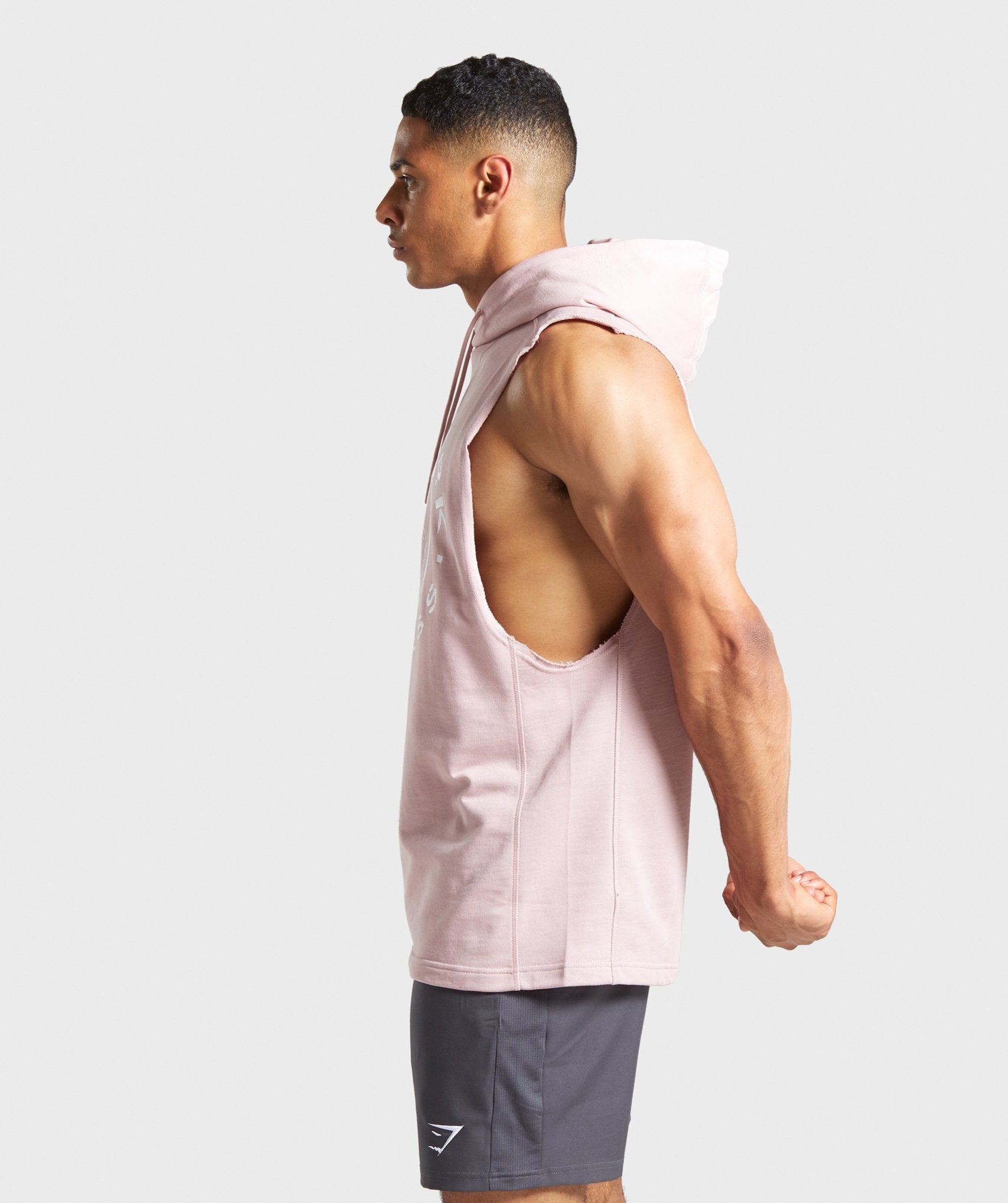 Legacy Drop Arm Hoodie in Pink