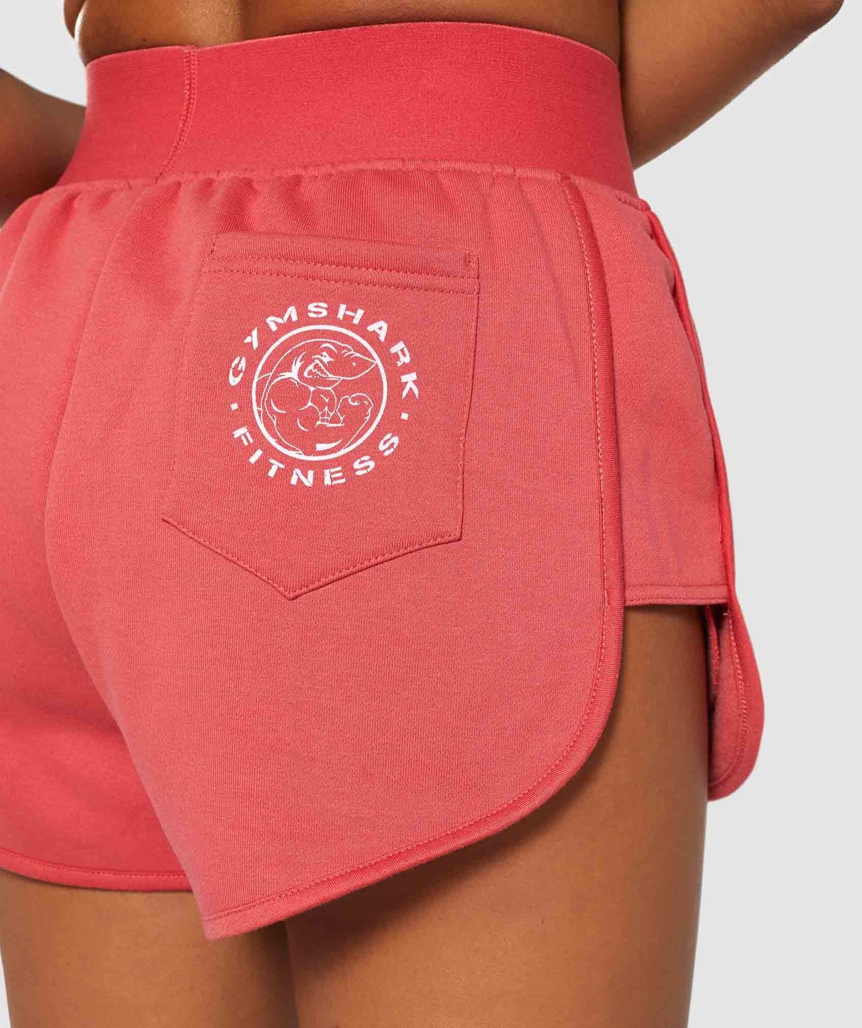 Legacy Fitness Shorts in Brick Red - view 5