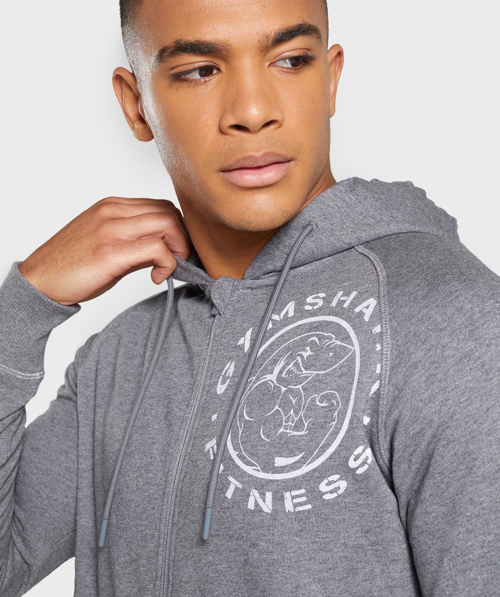 Legacy Plus Zip Hoodie in Grey