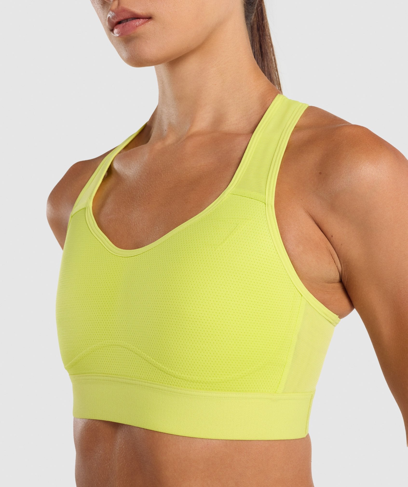 Lightweight High Support Sports Bra in Yellow - view 6