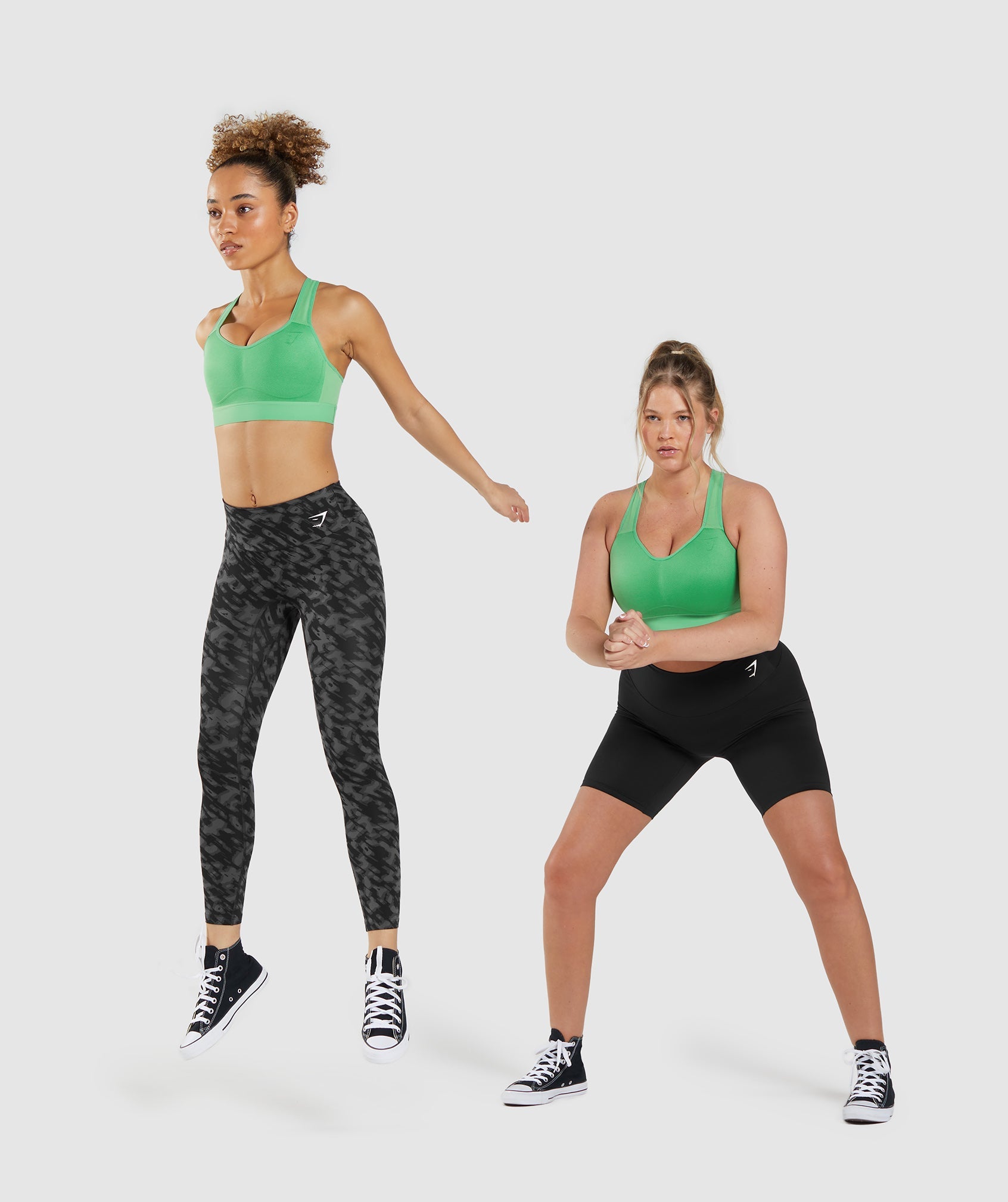 Lightweight High Support Sports Bra in Apple Green