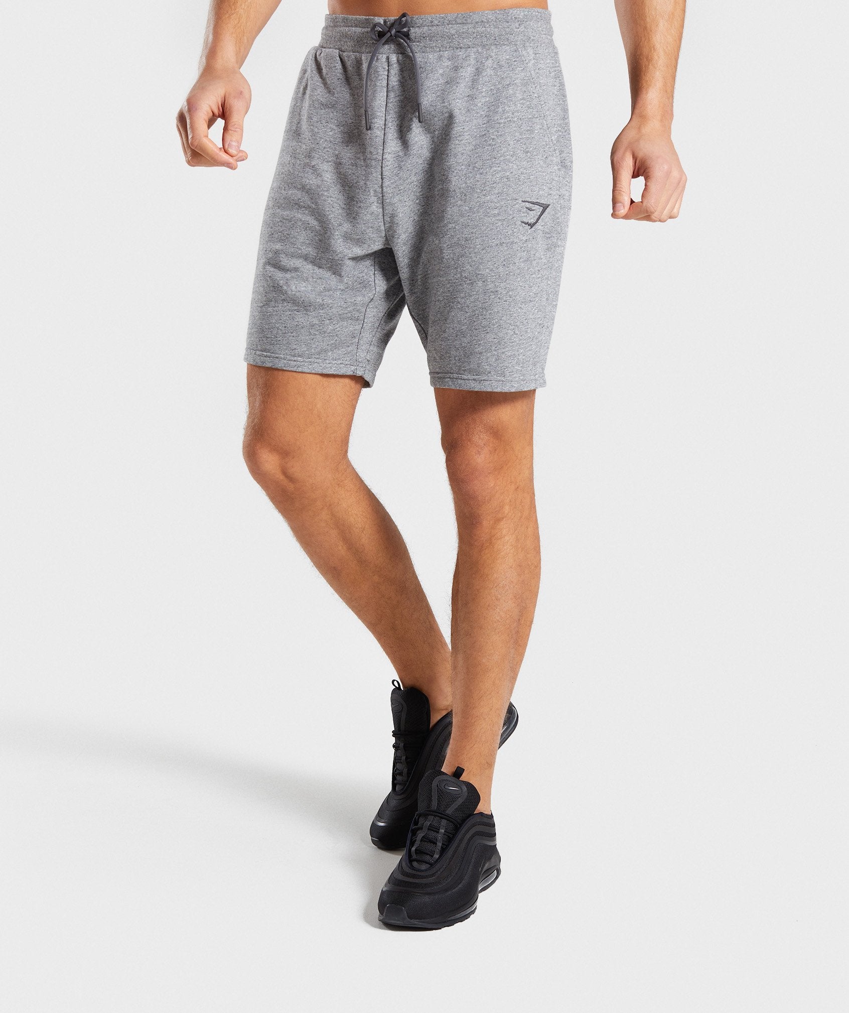 Lounge Shorts in Grey Marl - view 1
