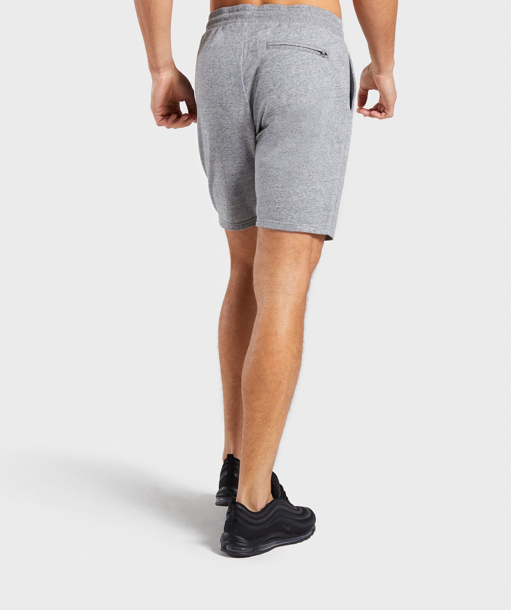 Lounge Shorts in Grey Marl - view 2