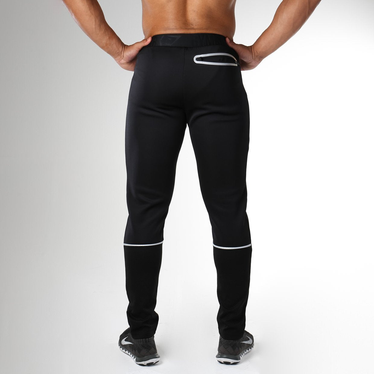 Lunar Reflective Tapered Bottoms in Black - view 2
