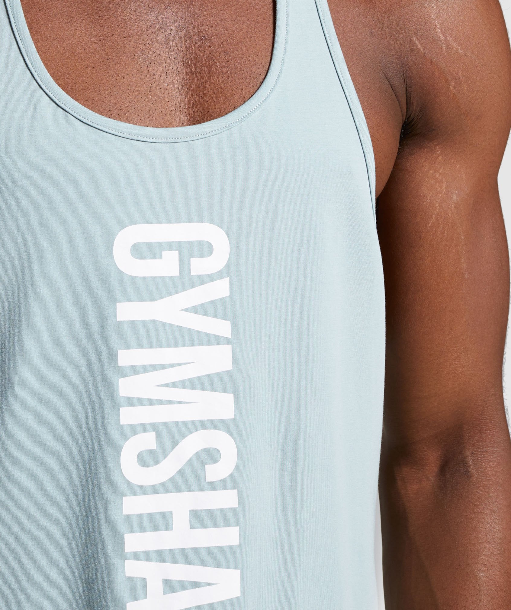 Gymshark Maximize Stringer - Light Blue