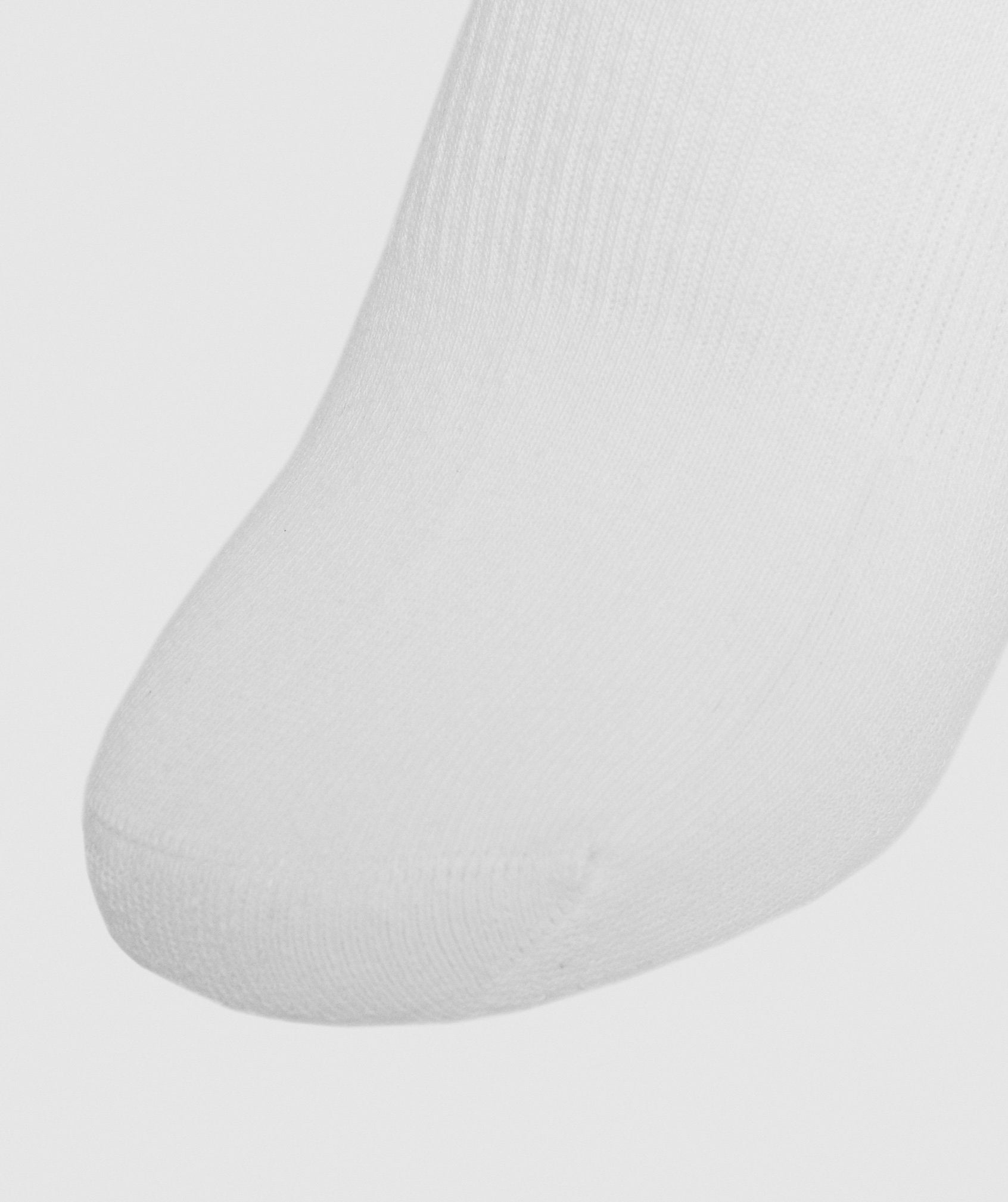 Mens Crew Socks (3pk) in White/Grey Marl/Black - view 3