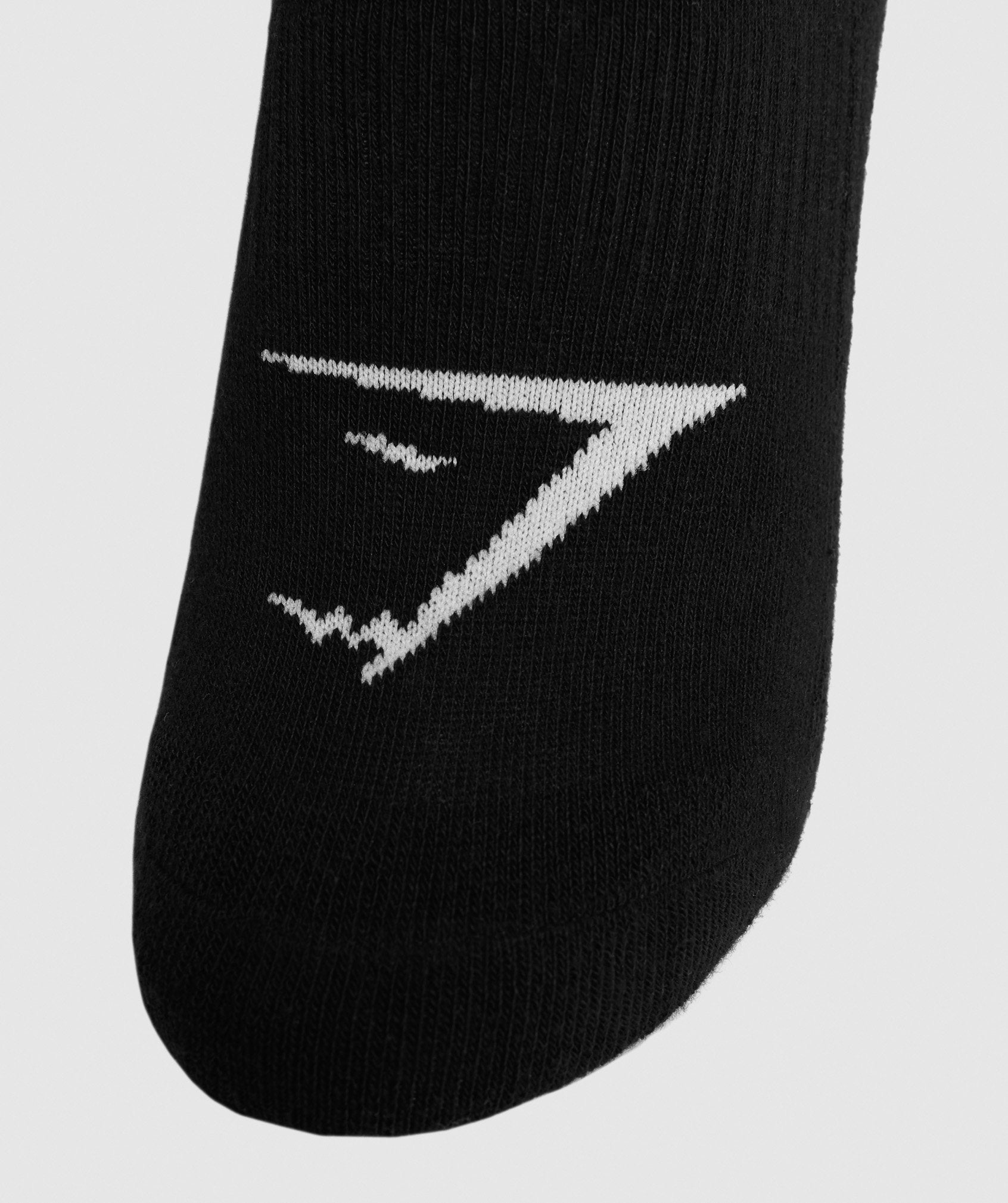 Mens Trainer Socks (3pk) in White/Grey Marl/Black - view 2