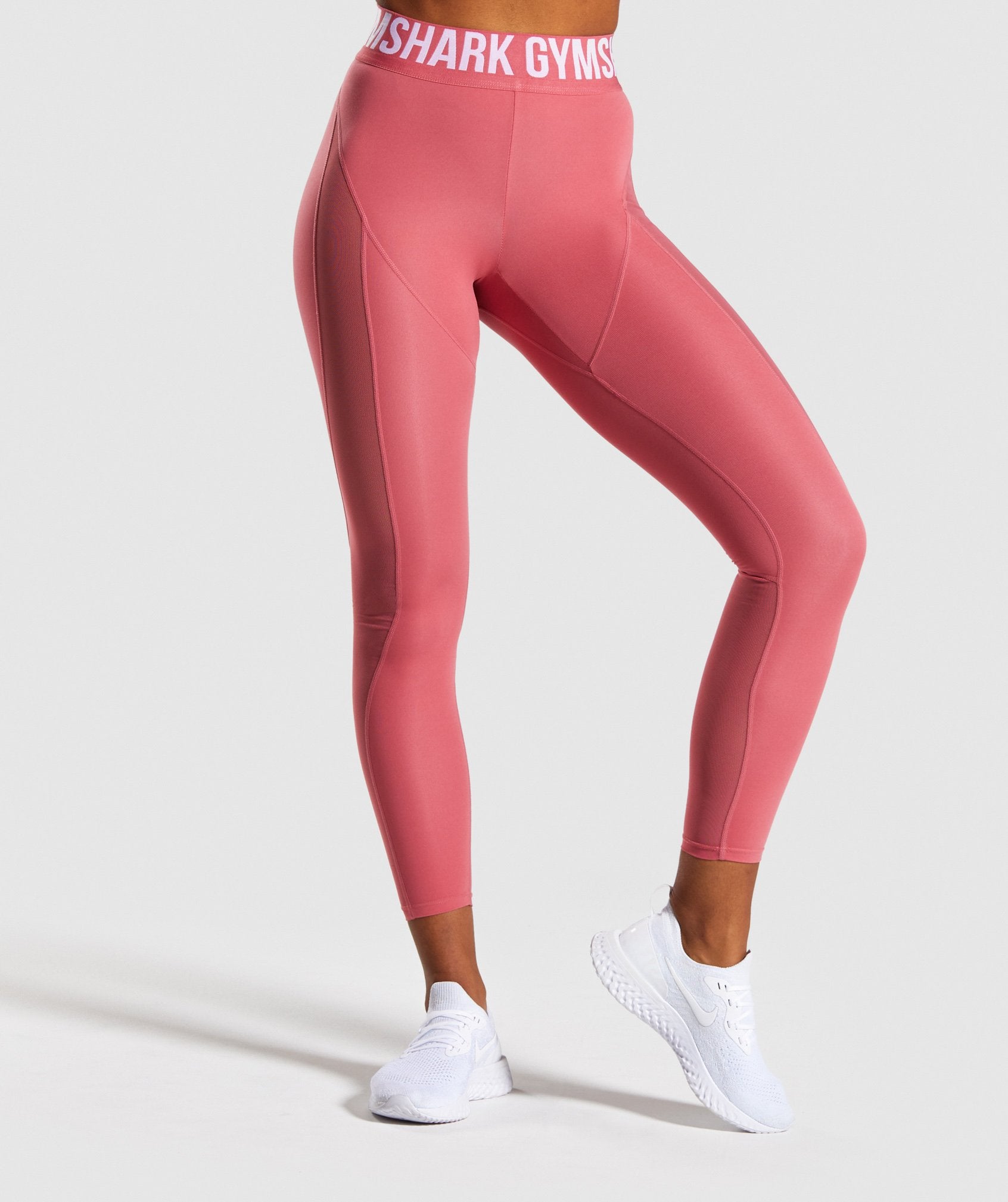 Gymshark Movement Mesh Leggings - Rose Slate