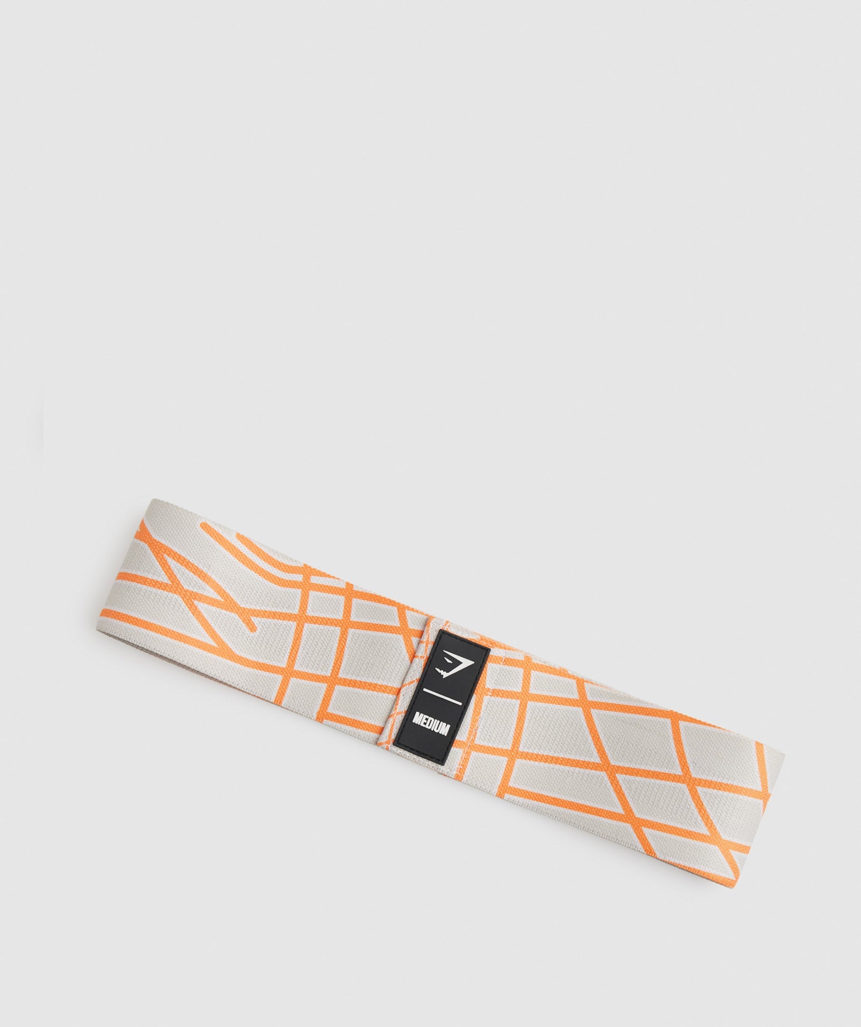 Medium Glute Band in Pebble Grey/Tokyo Orange/Coconut White