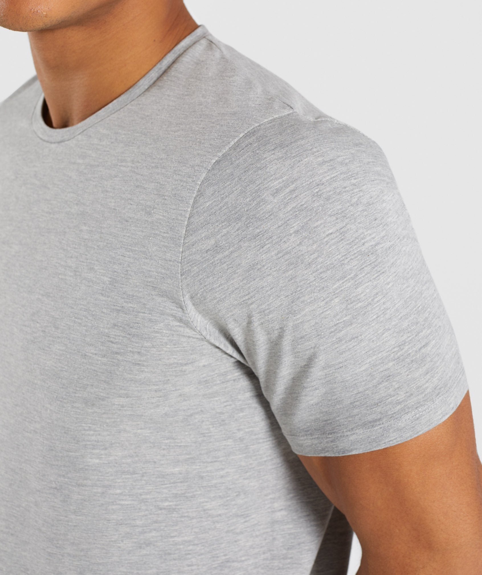Mirror T-Shirt in Light Grey Marl - view 5