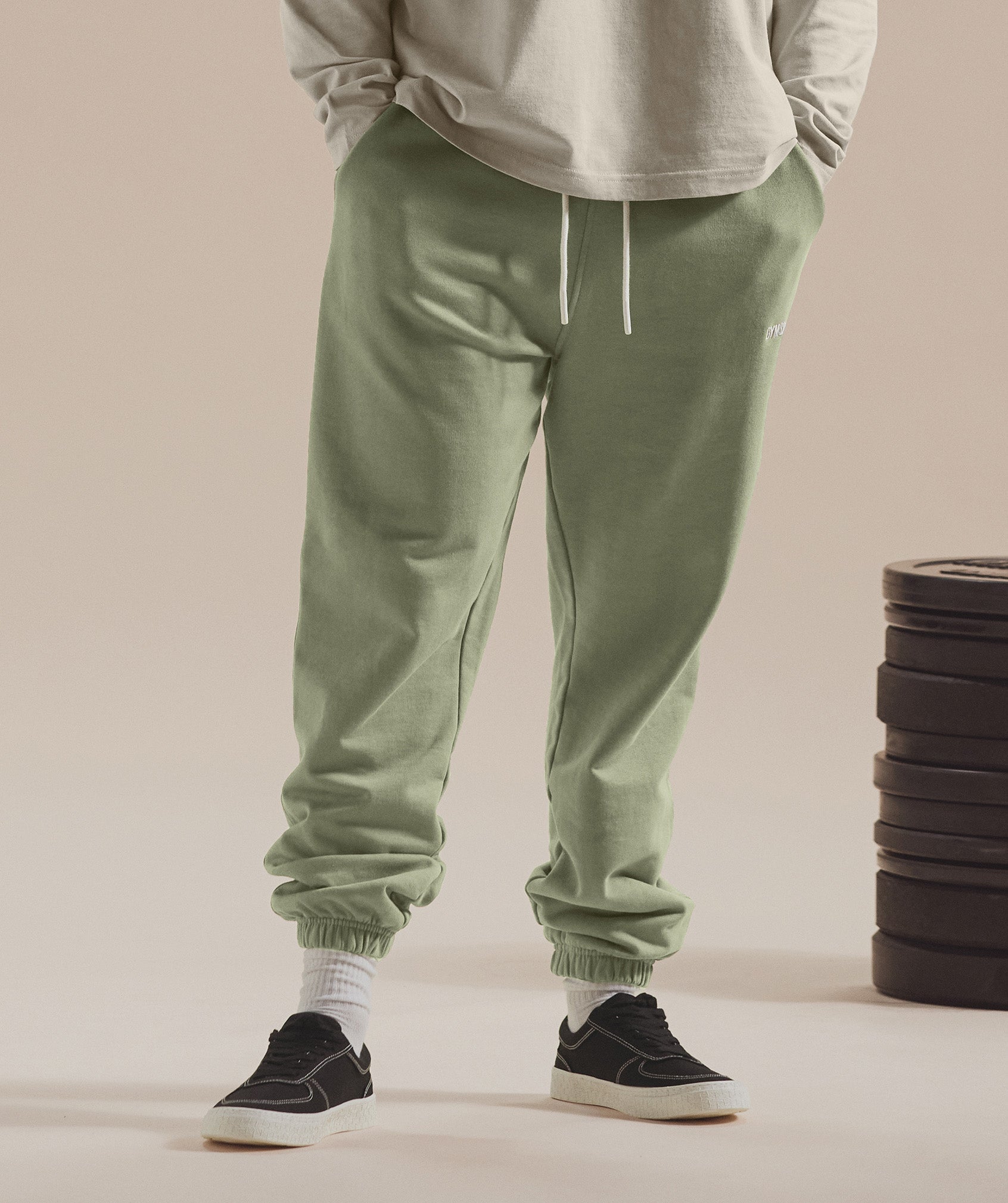 Rest Day Sweats Joggers in Sage Green - view 1