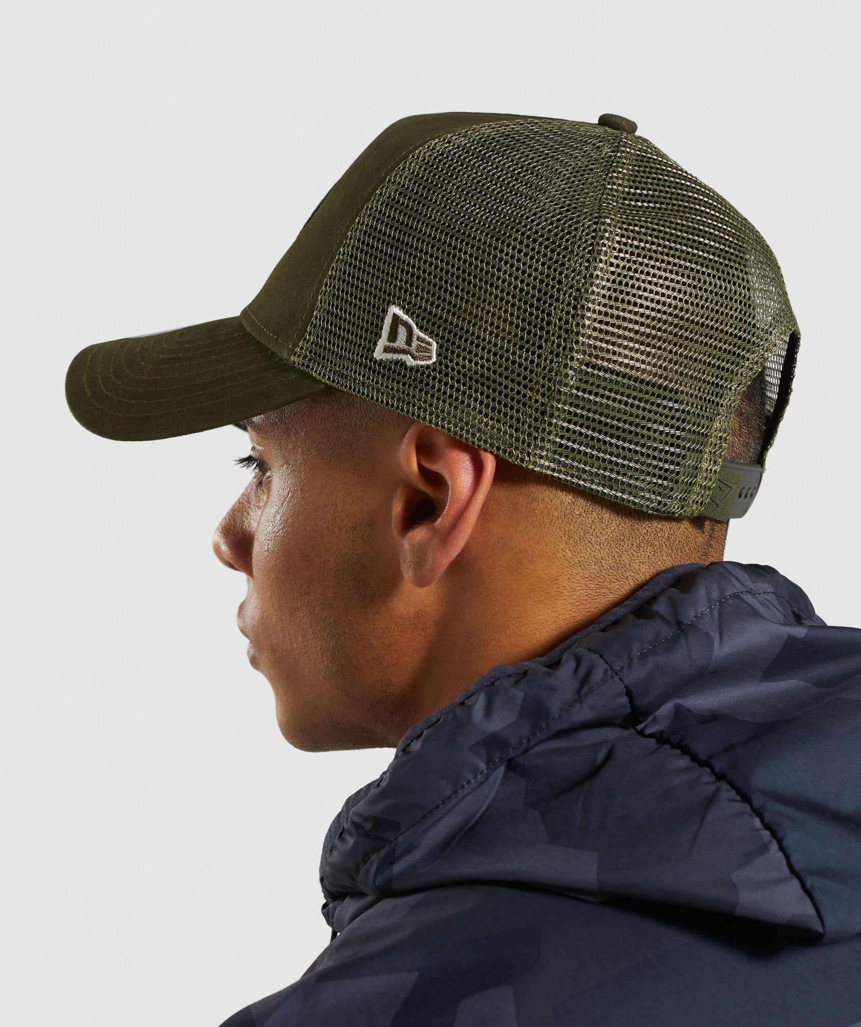 New Era GS Legacy Trucker in Dark Green - view 5