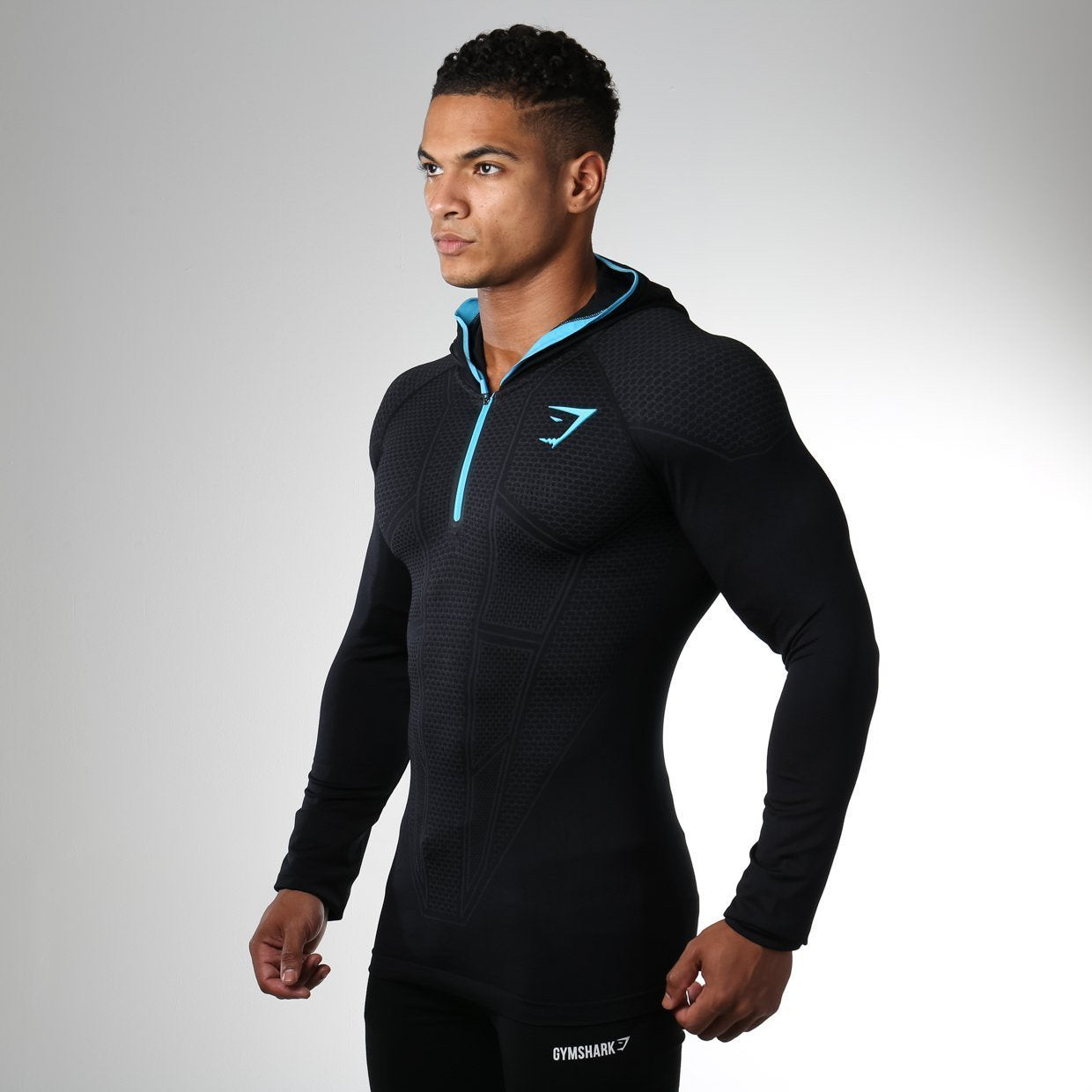 GYMSHARK ONYX HOODIE (Size M) Rare Colour £90.00 - PicClick UK