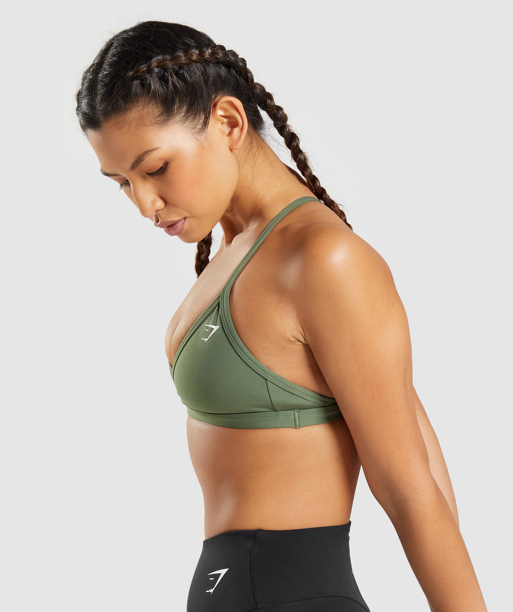 Minimal Sports Bra in Core Olive - view 3