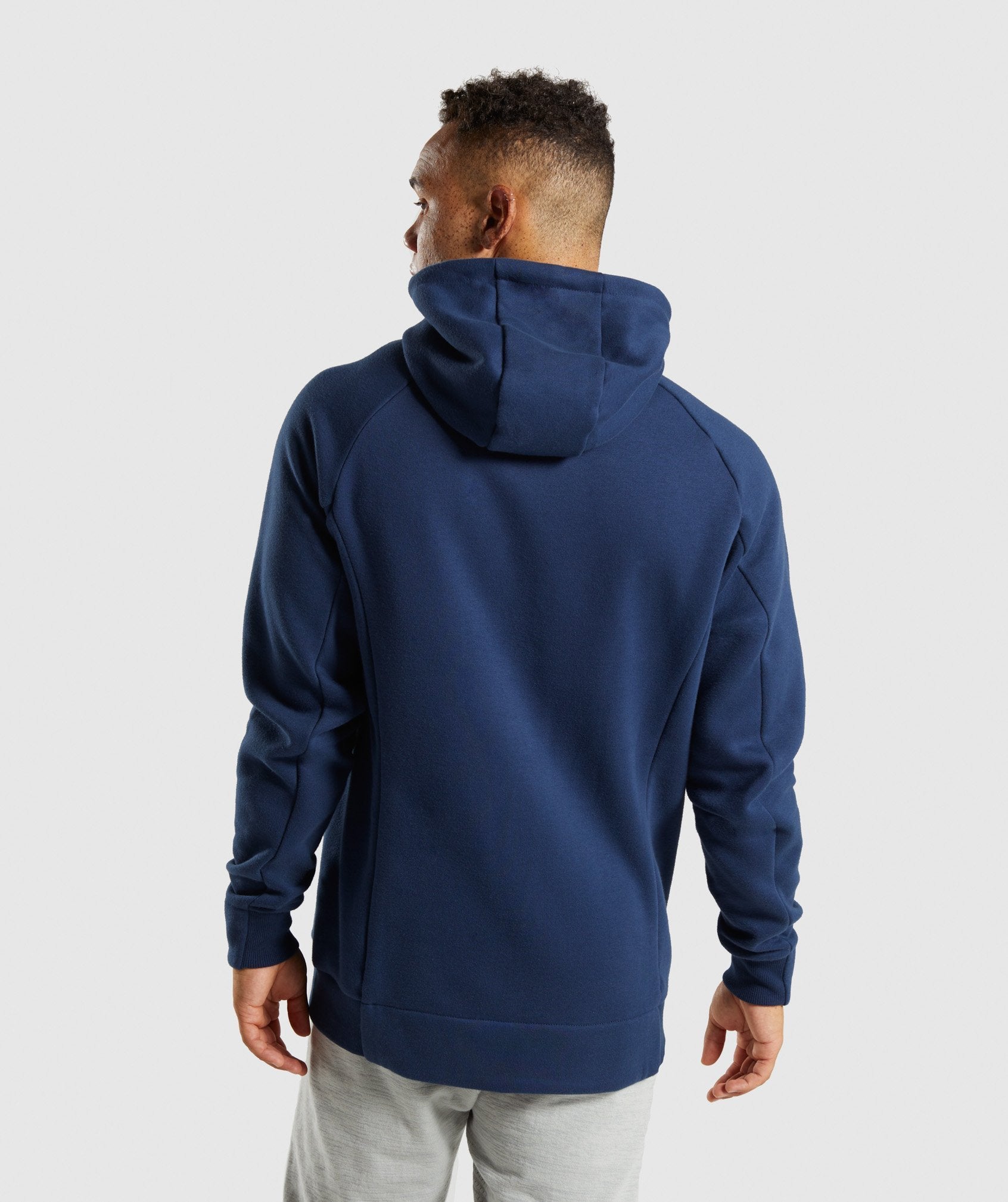 Oversized Hoodie in Sapphire Blue - view 2