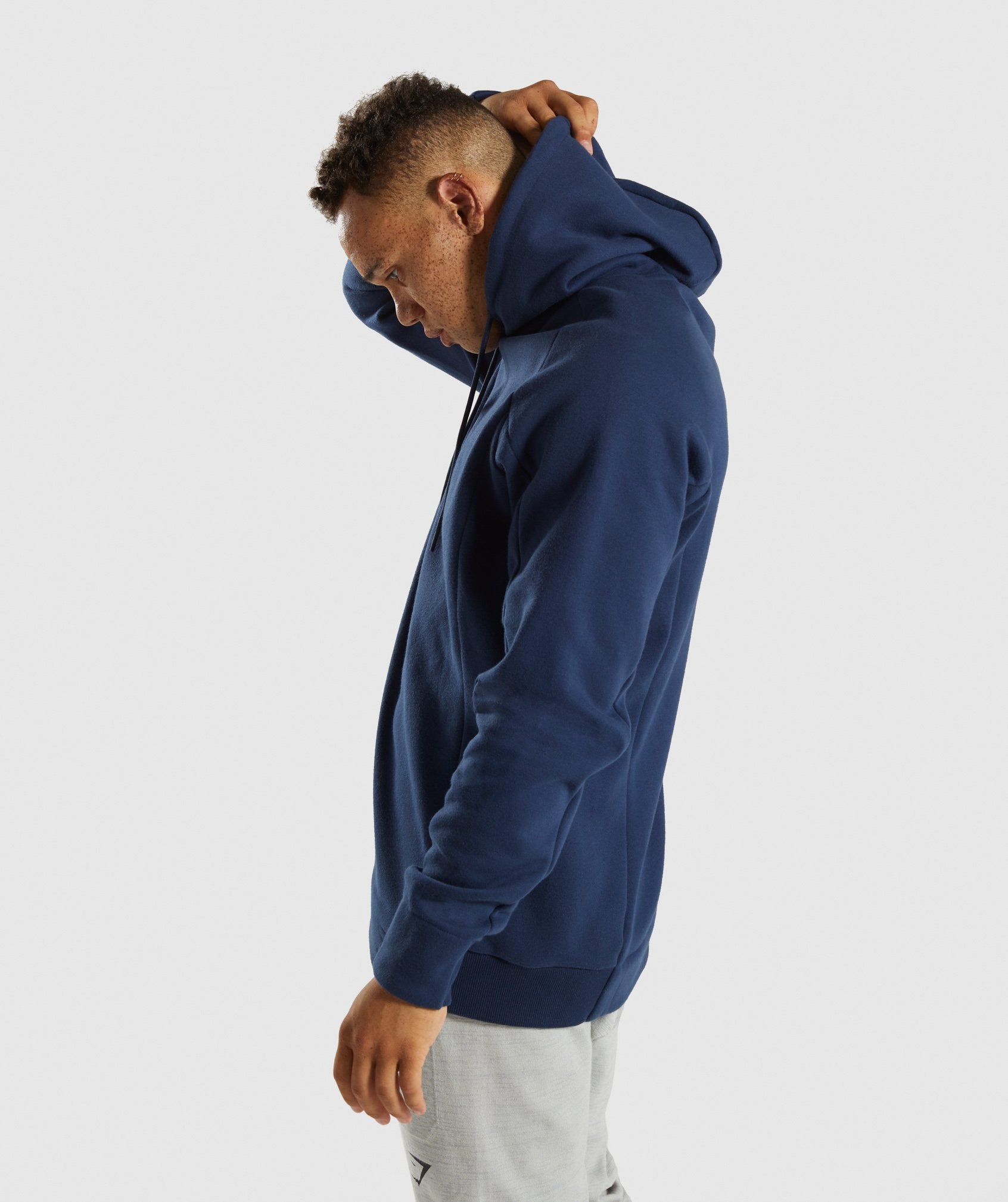 Oversized Hoodie in Sapphire Blue - view 3