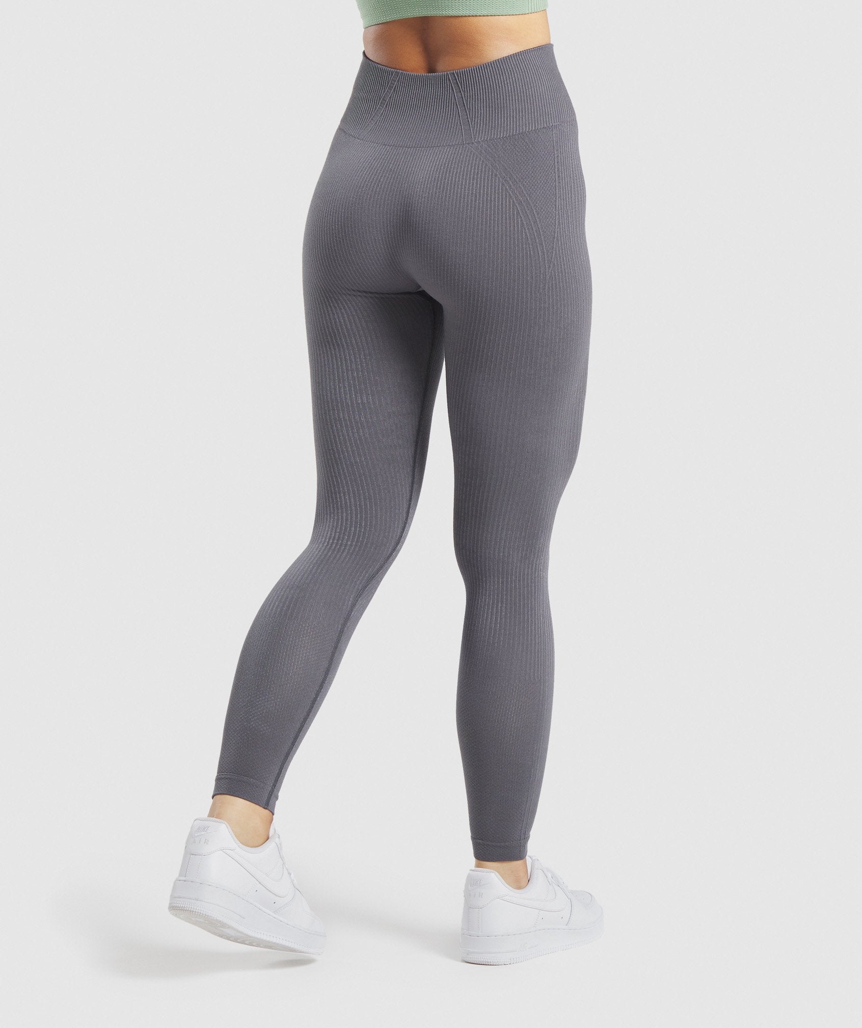 Power Down Leggings in Charcoal