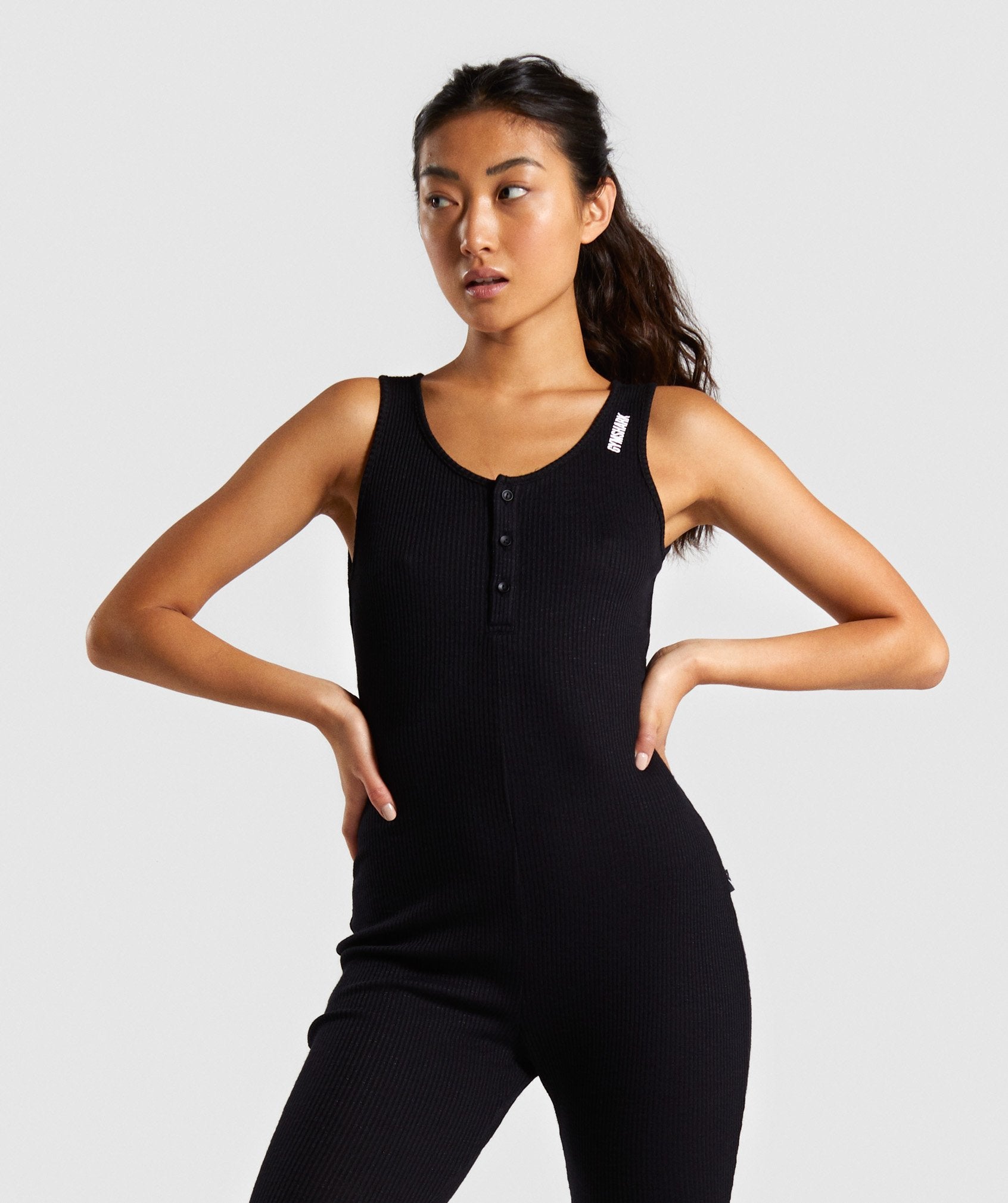 Power Down Jumpsuit in Black