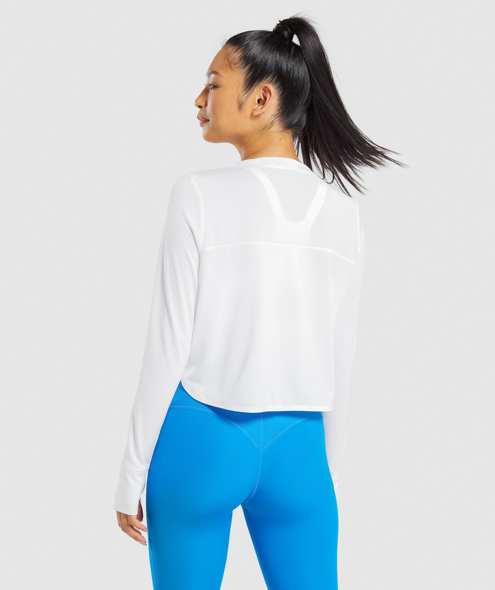 Pulse Long Sleeve Top in White