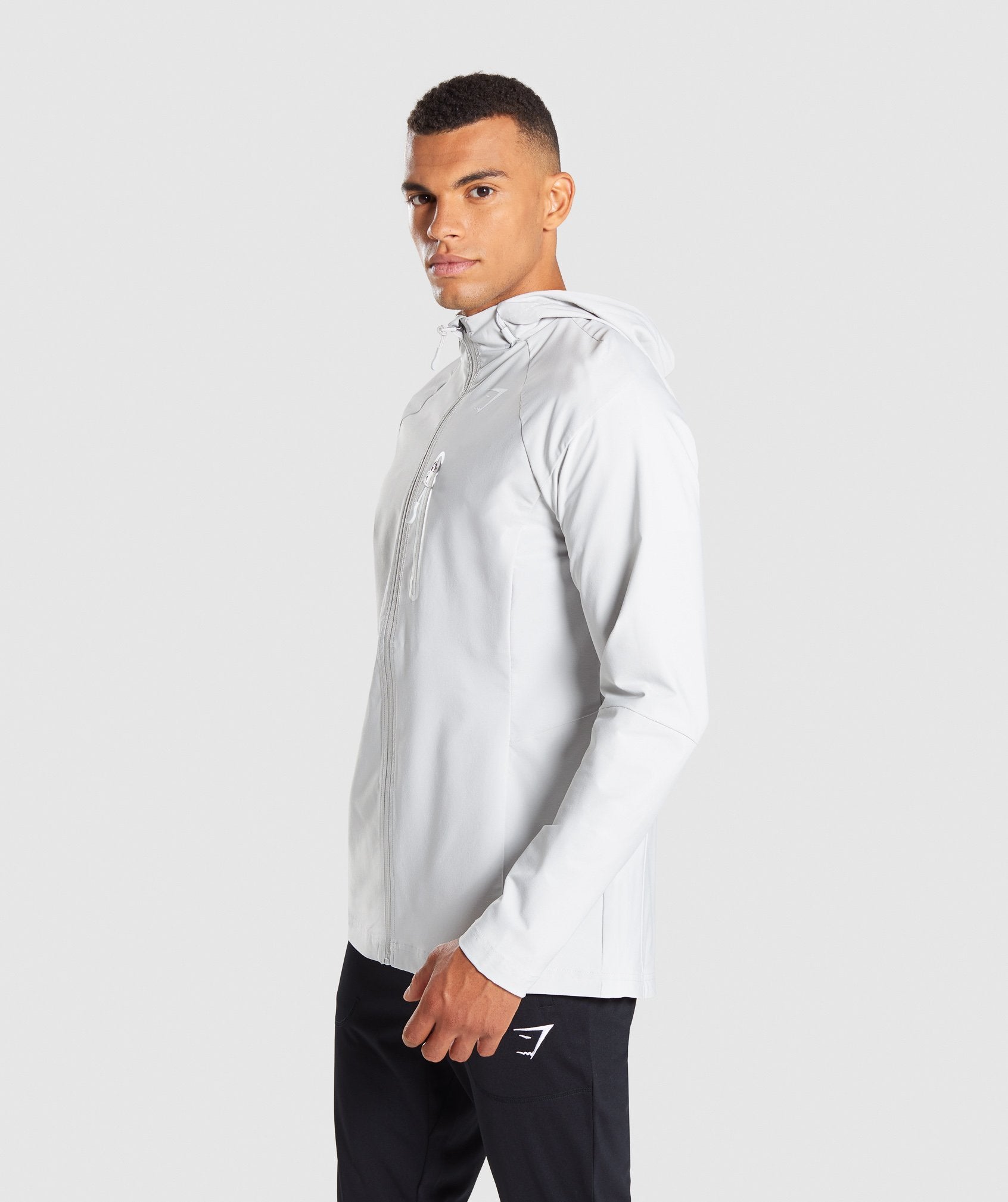 Pace Running Jacket in Wolf Grey - view 3