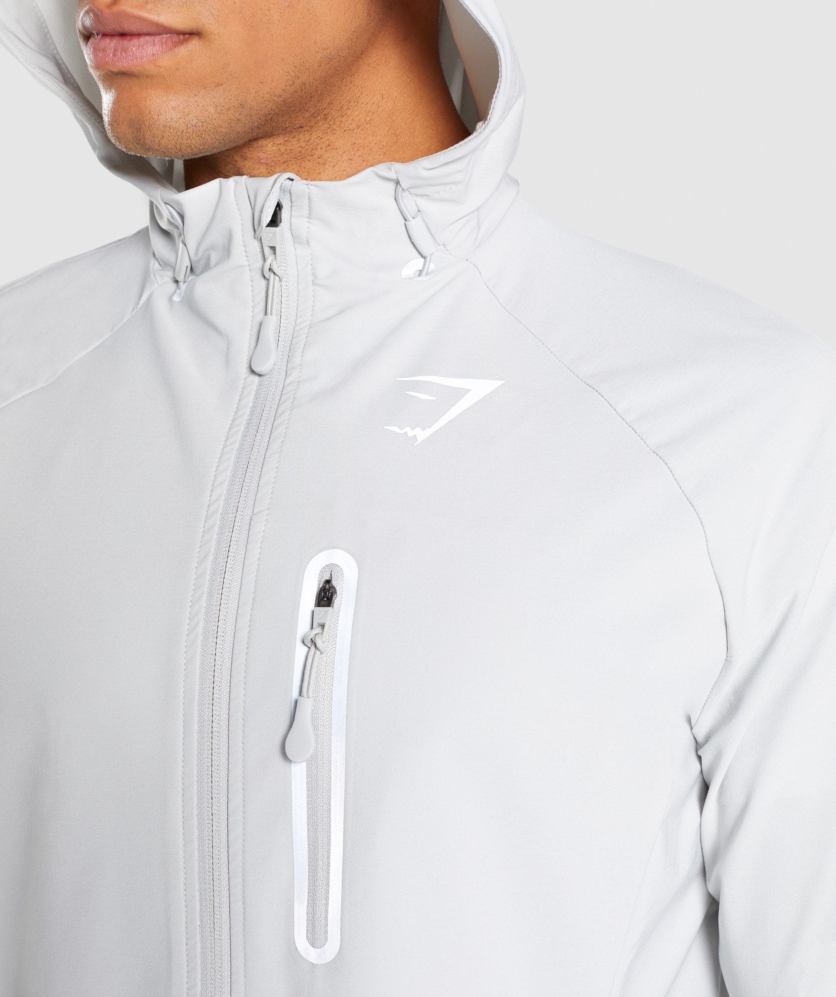 Pace Running Jacket in Wolf Grey - view 5