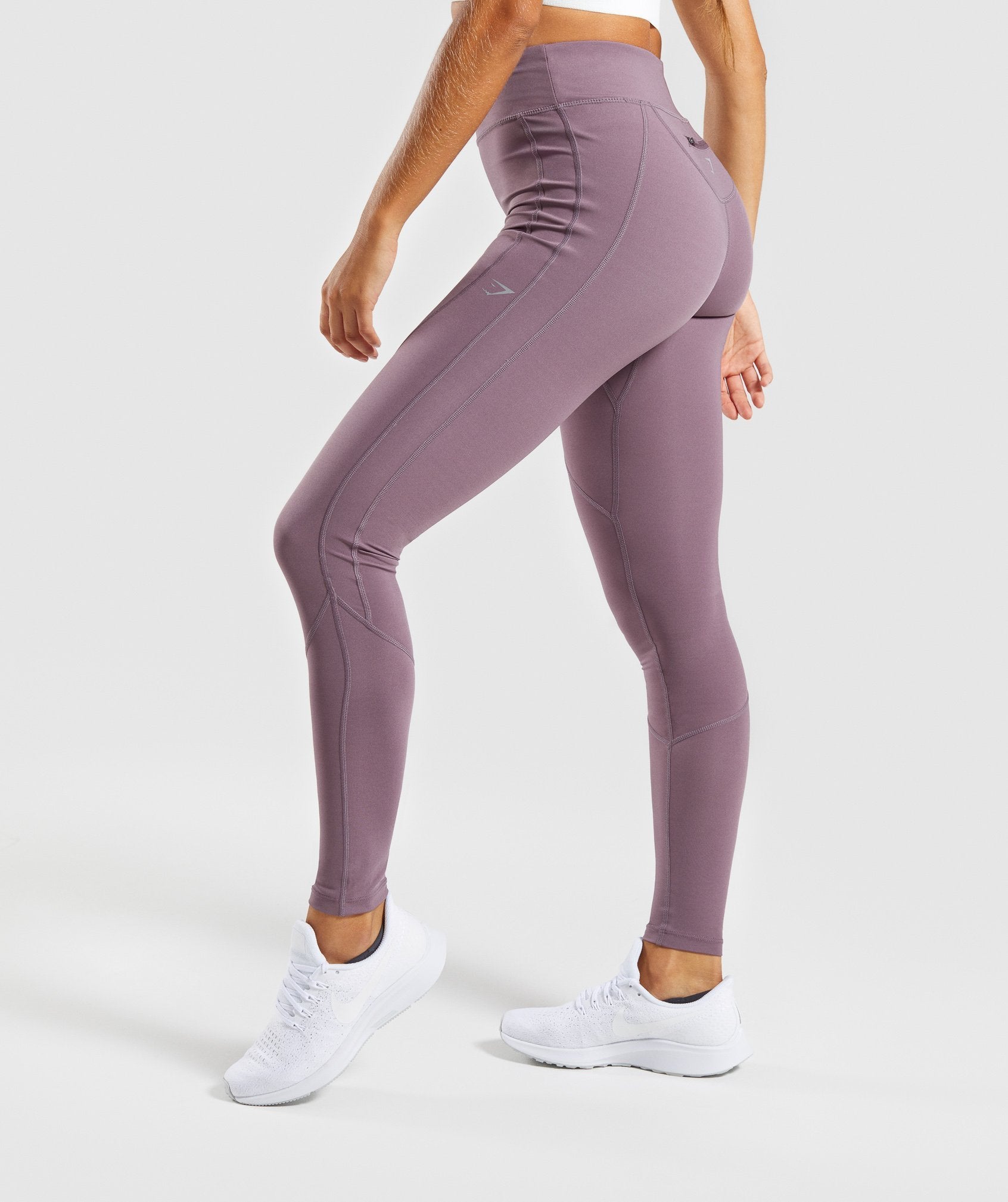 Pace Running Leggings in Purple Wash - view 3