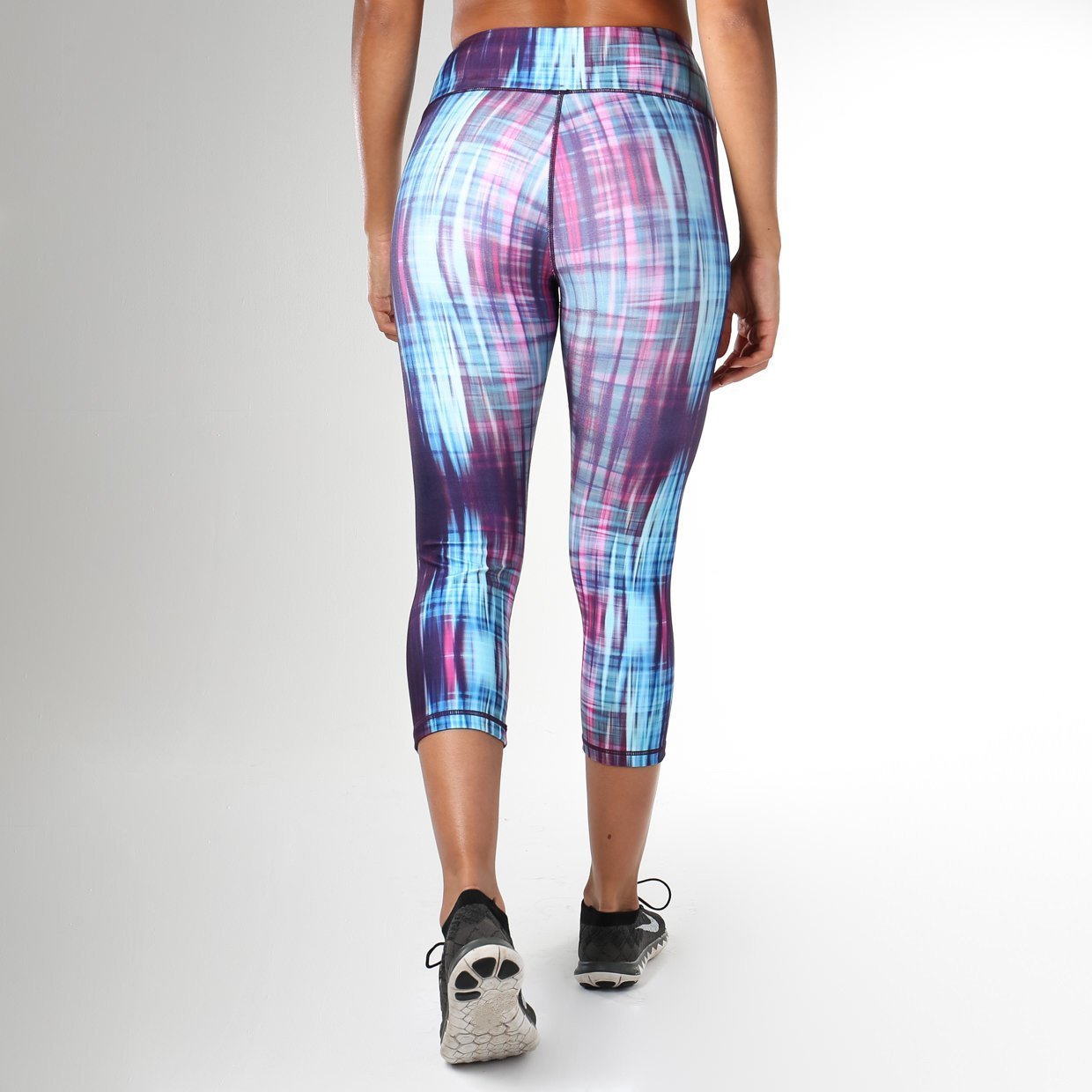 Harlequin Cropped Leggings in Multi - view 2