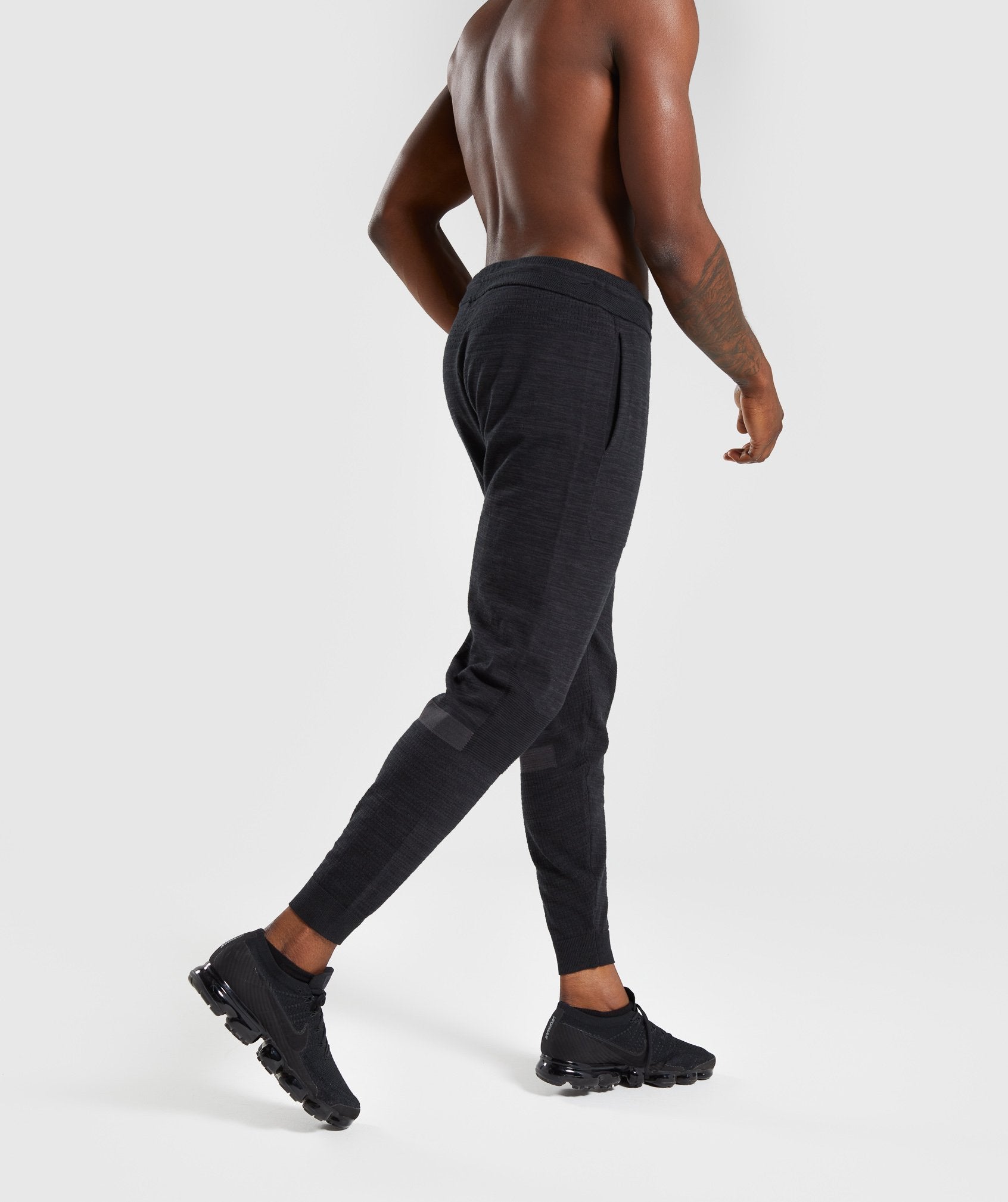 Pinnacle Knit Joggers in Black Marl - view 2