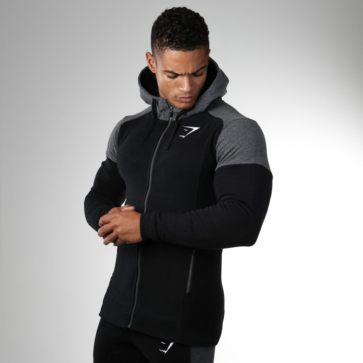 Pioneer Zip Hoodie in Black - view 3