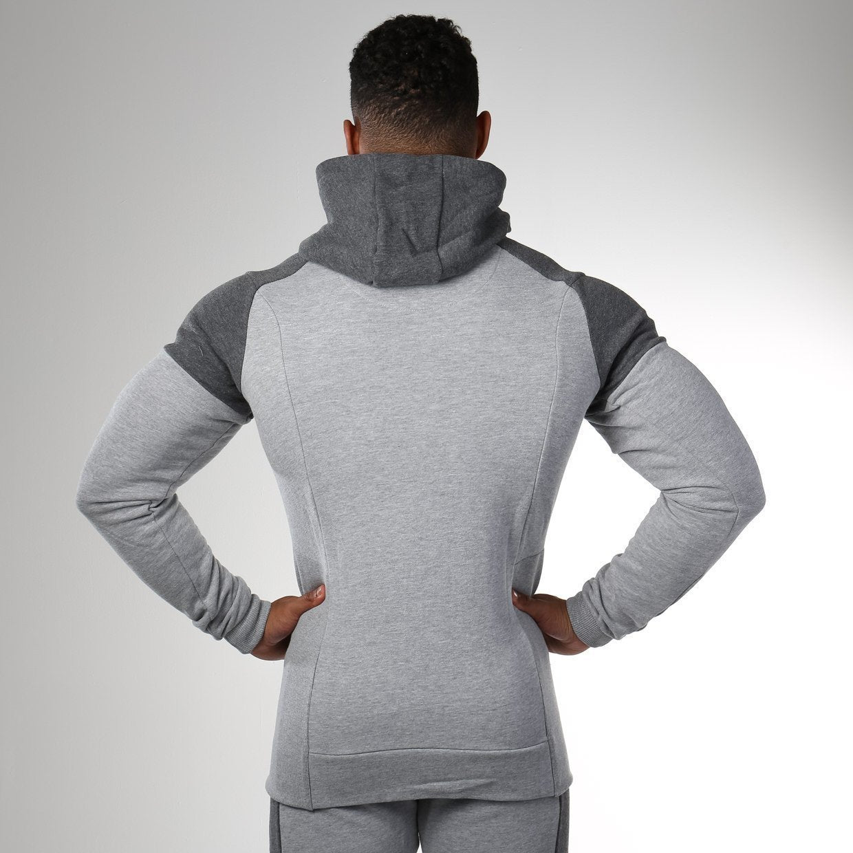 Pioneer Zip Hoodie in Light Grey - view 4