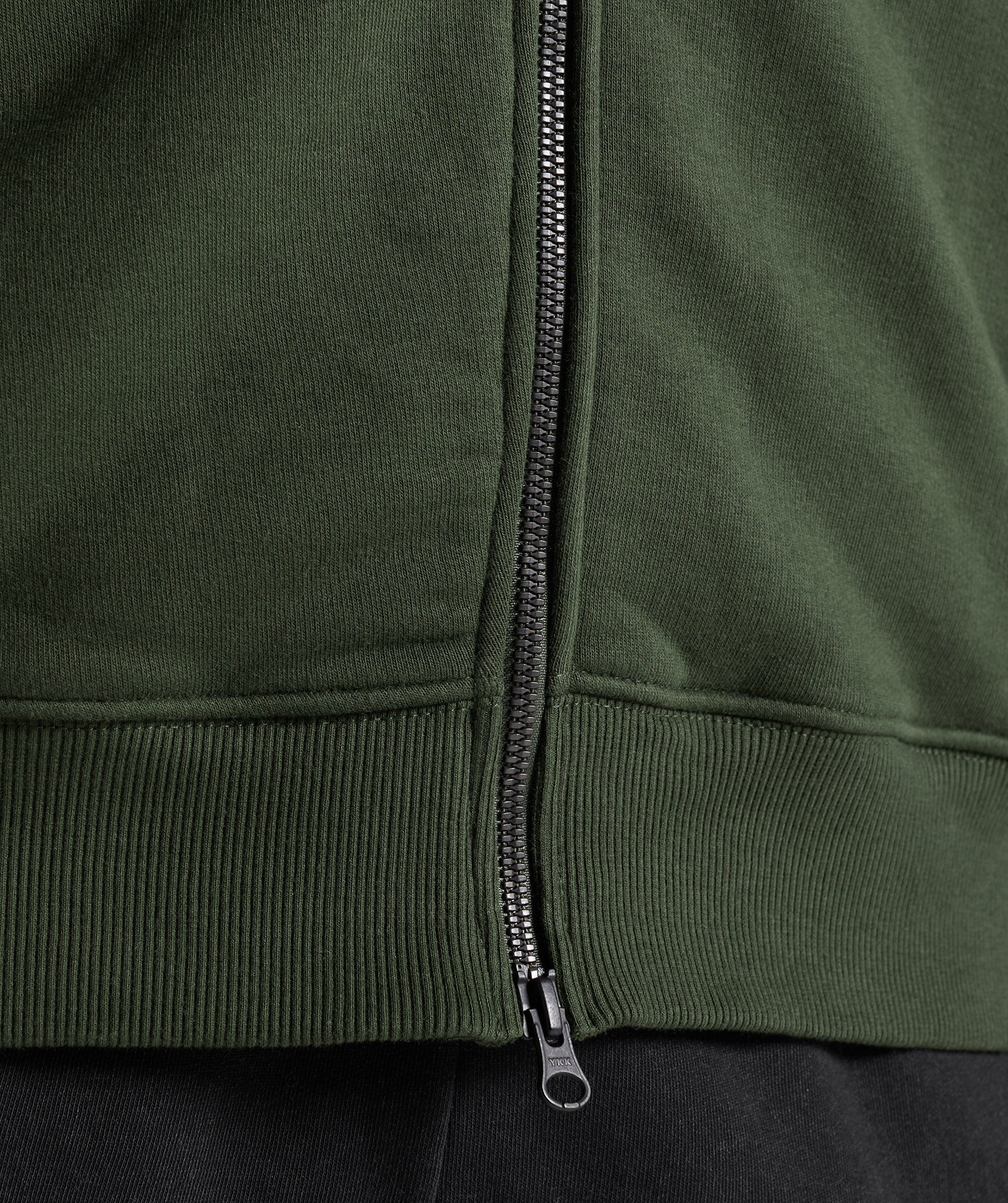 Power Zip Hoodie in Moss Olive - view 6