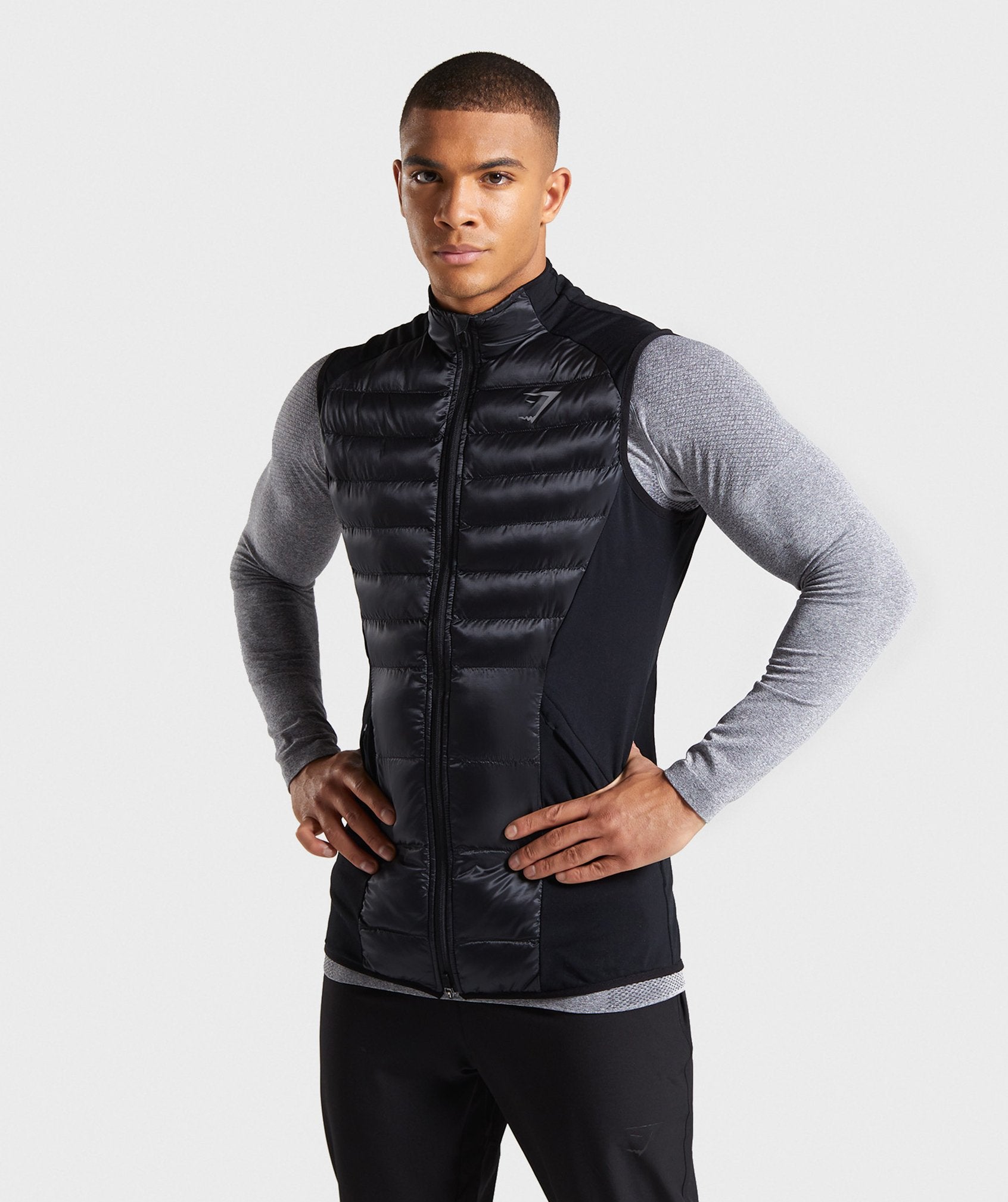 Power Lightweight Gilet in Black - view 1