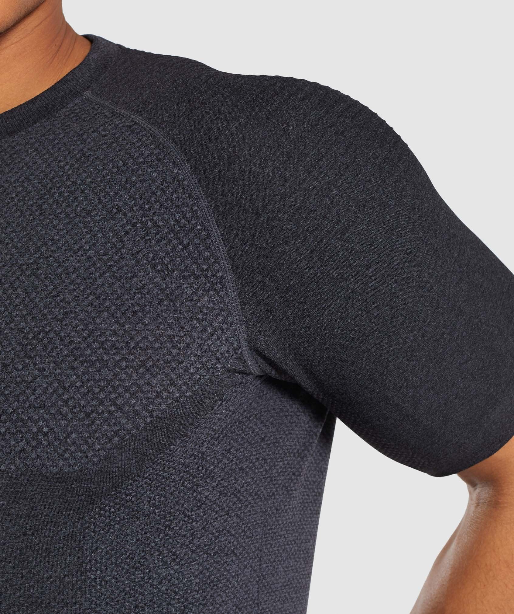 Premium Seamless T-Shirt in Charcoal Marl - view 5