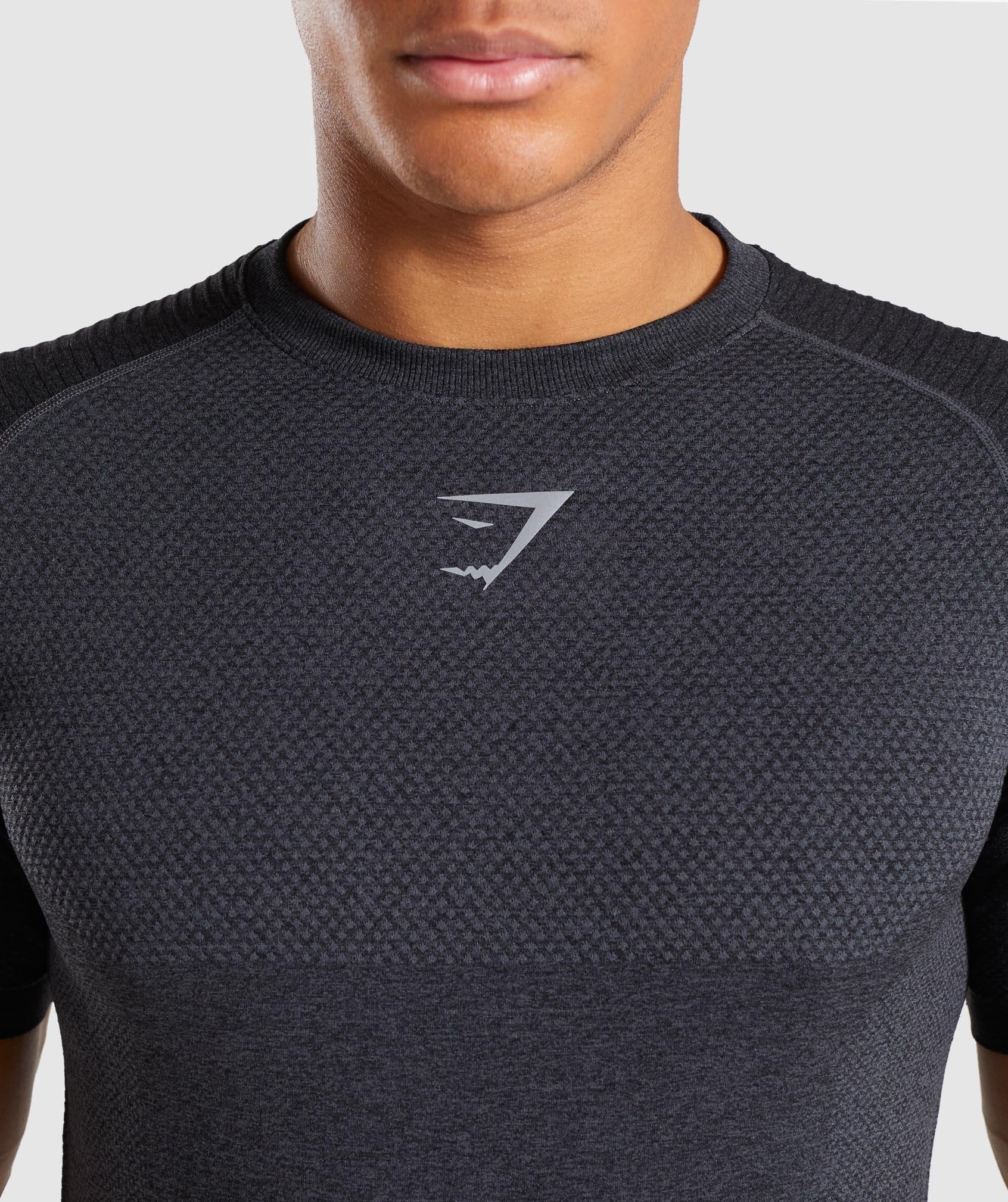 Premium Seamless T-Shirt in Charcoal Marl - view 6