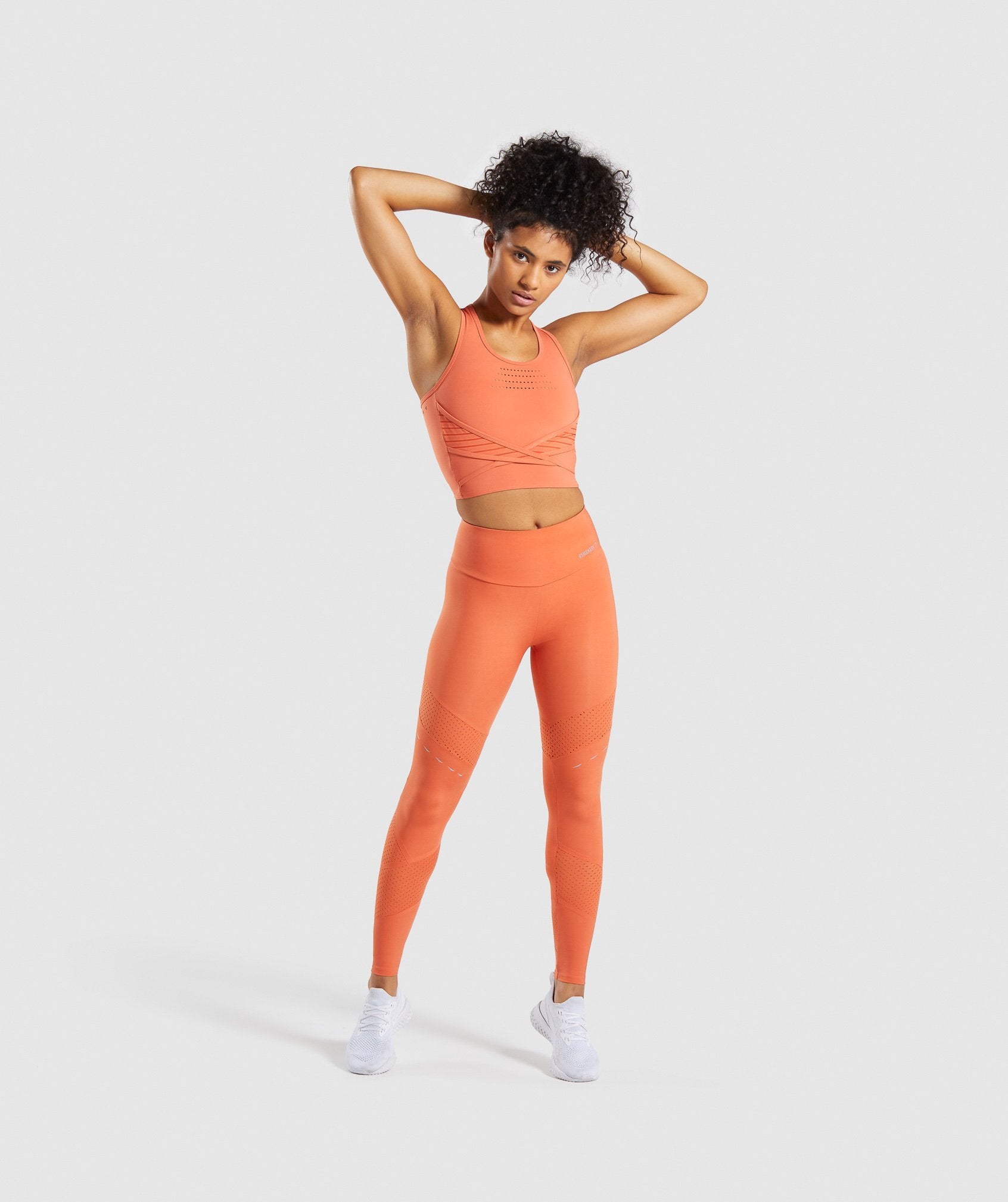 Pro Perform Crop Top in Burnt Orange - view 3