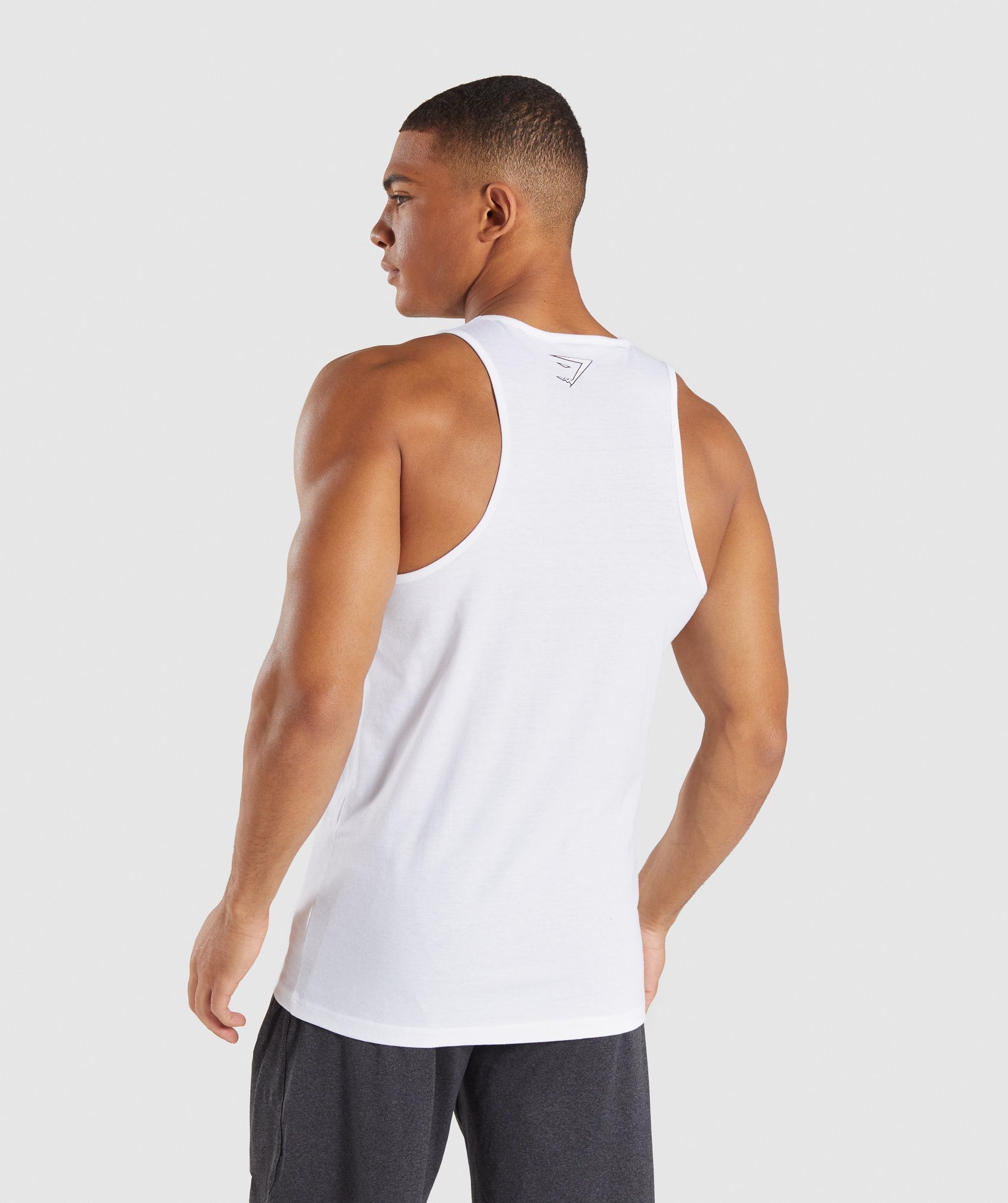 Profile Tank in White - view 2